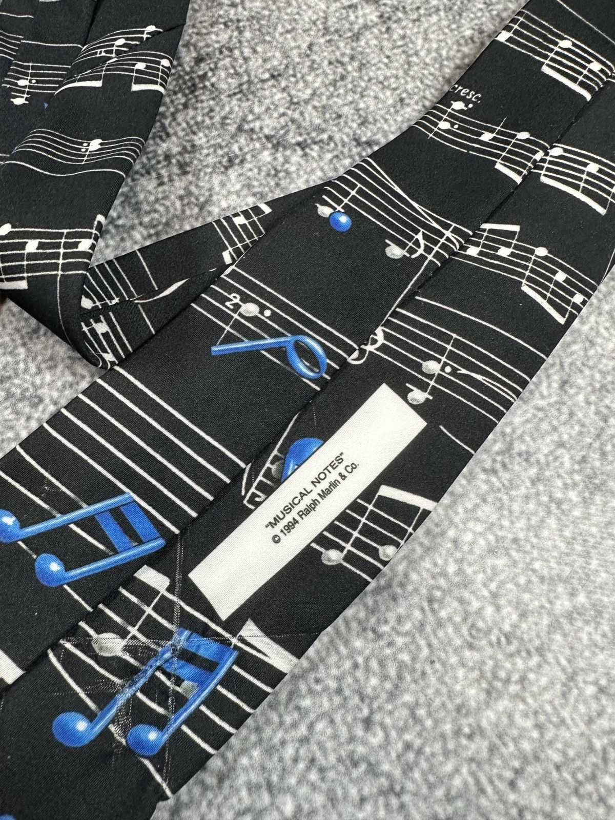 Ralph Marlin Y2k vintage ties Ralph Marlin Streetwear USA Musical Notes Size ONE SIZE - 3 Thumbnail