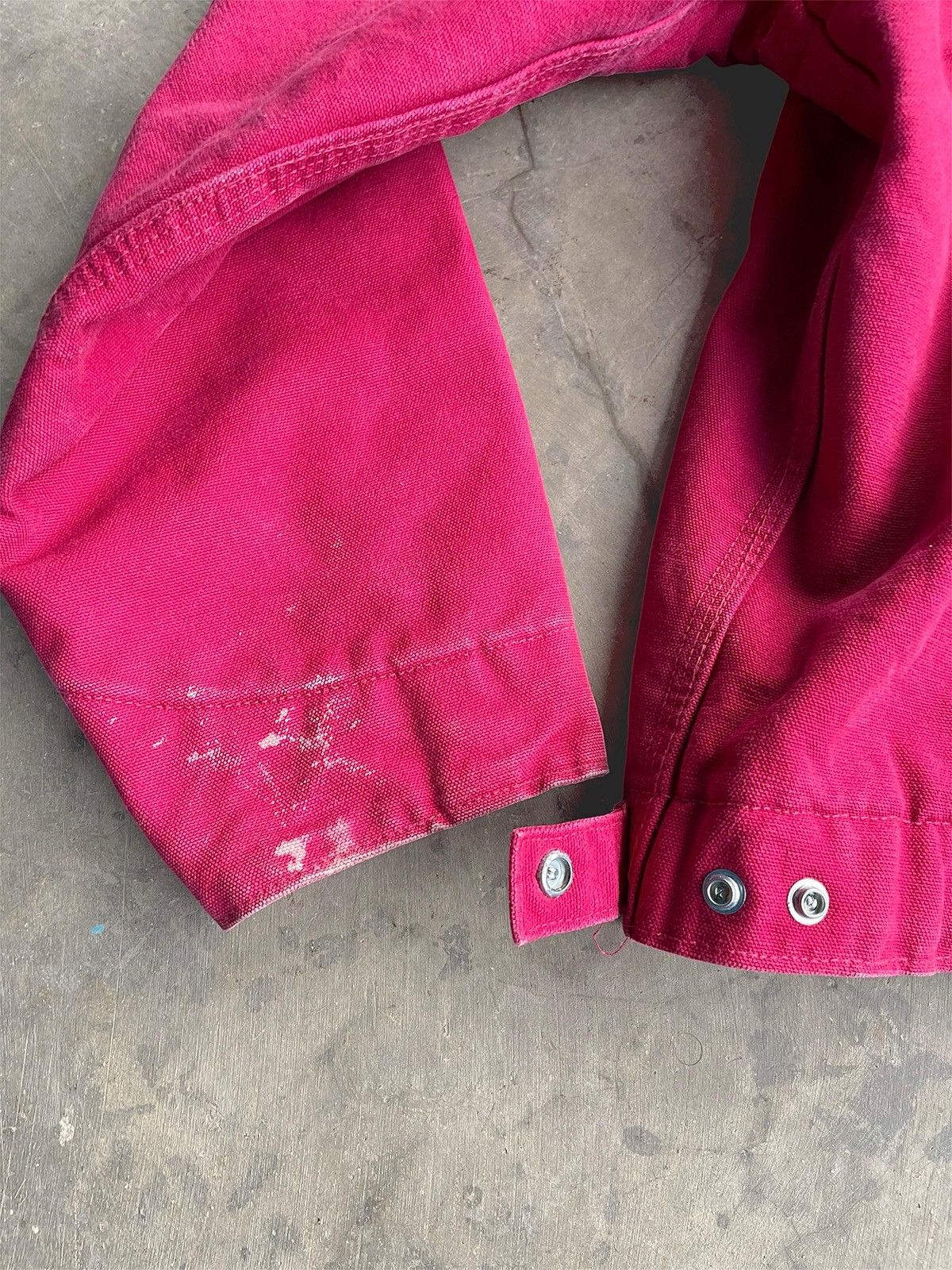 Carhartt Faded Secarlet Vintage Carhartt Detroit Jacket WJ097-SCA Size US L / EU 52-54 / 3 - 7 Thumbnail