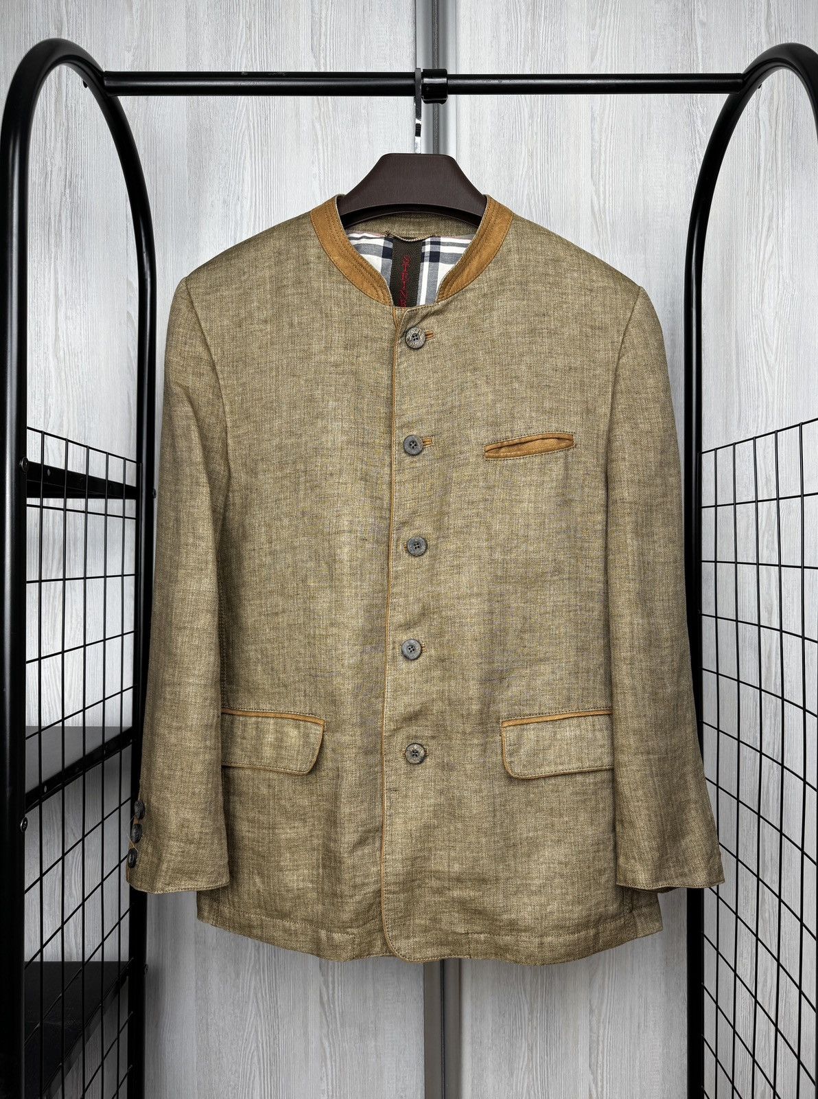 Other Steinbock Austria Classic Herringbone Linen Janker Jacket Size US M / EU 48-50 / 2 - 2 Thumbnail