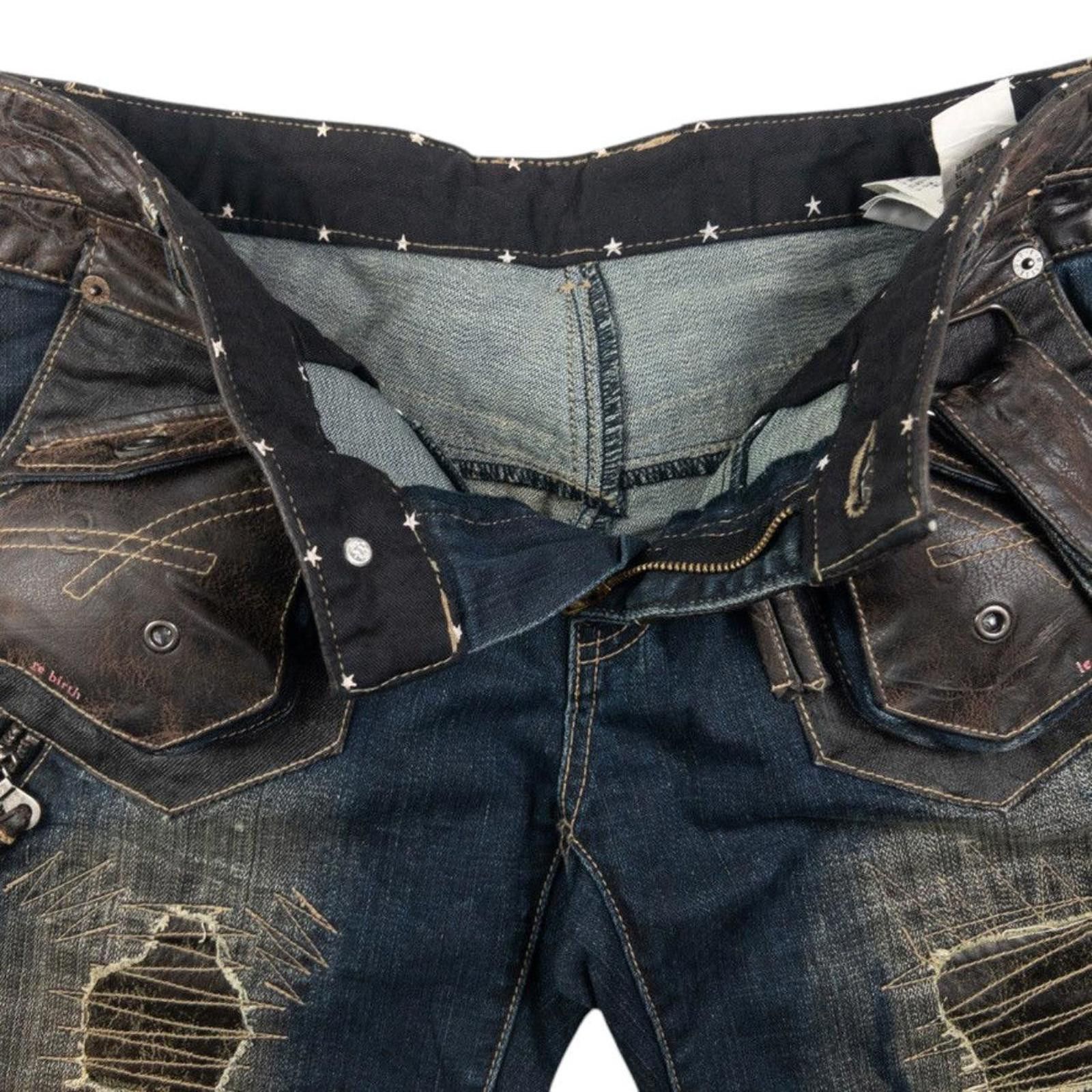 Other Vintage PPFM Distressed Denim Jeans Size W30 Size US 30 / EU 46 - 5 Thumbnail