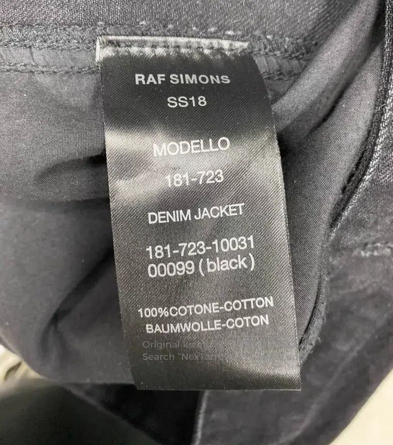 Raf Simons Raf Simons 18SS silhouette OS floral denim jacket Size US S / EU 44-46 / 1 - 6 Thumbnail