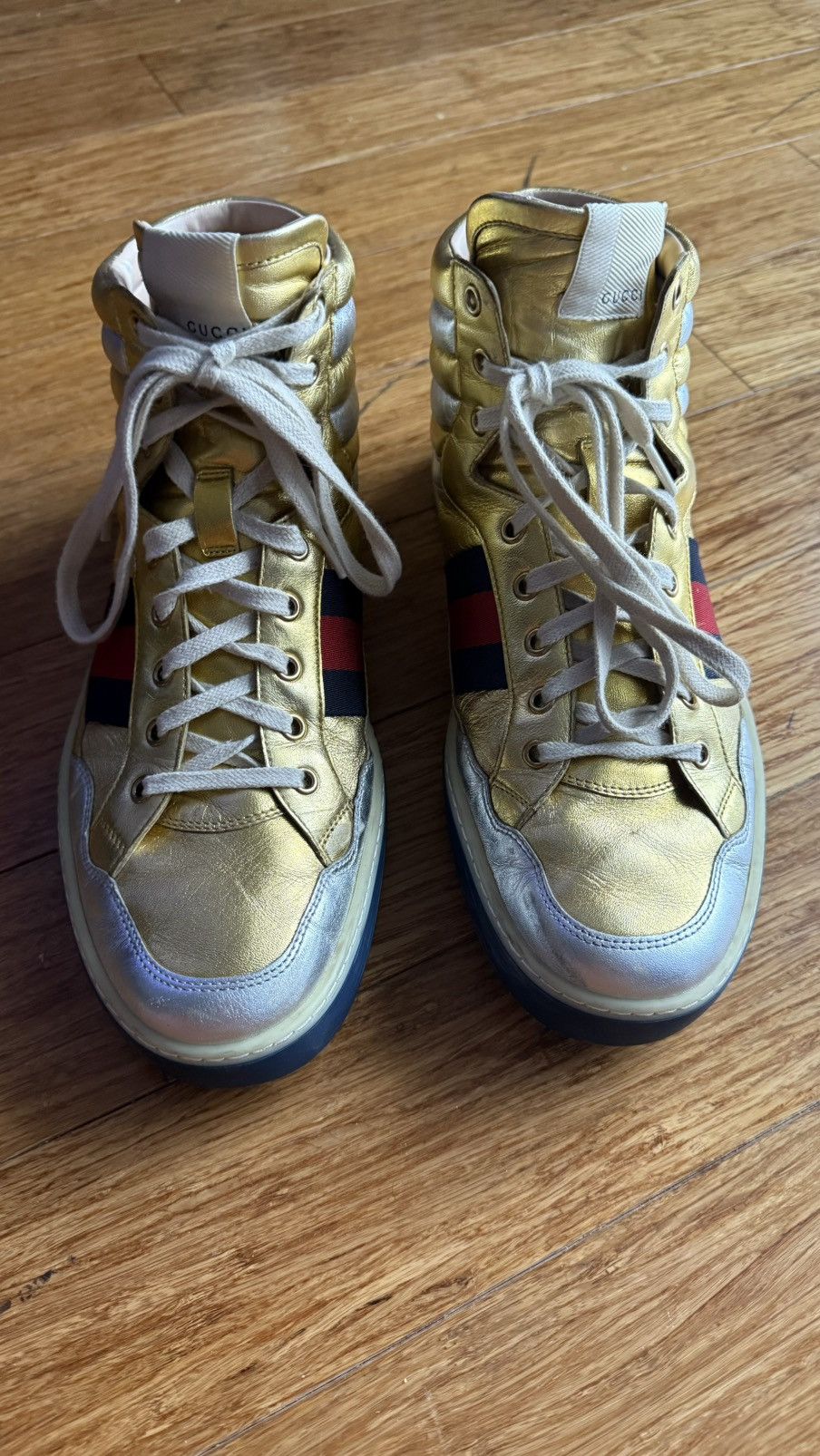 Gucci Gucci Hightop Size US 10 / EU 43 - 3 Thumbnail