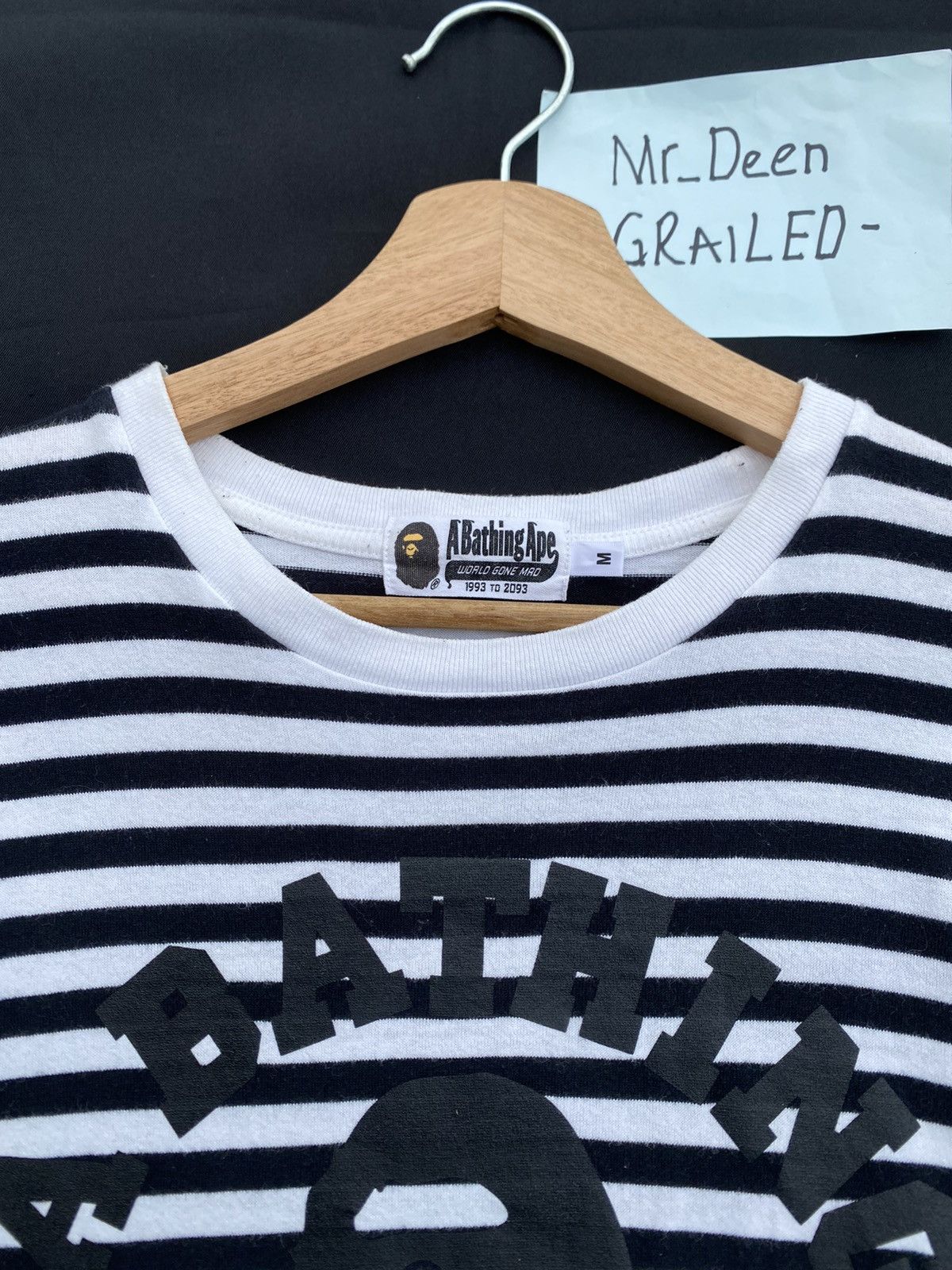 Bape Rare Bape College Stripes Longsleeve Shirt Size US M / EU 48-50 / 2 - 8 Thumbnail