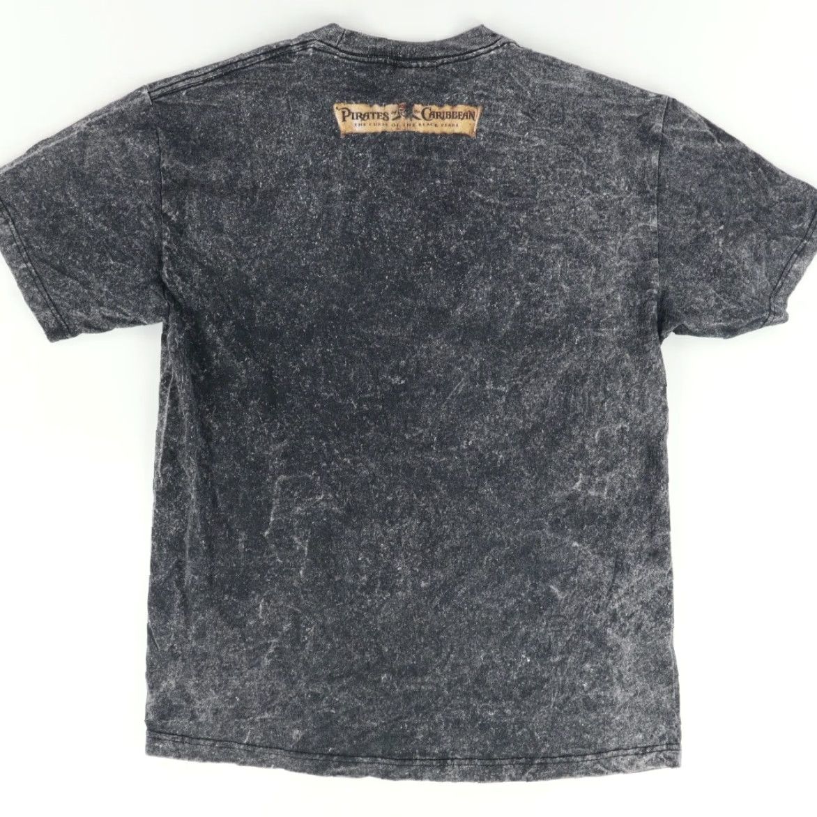Vintage VTG Pirates of the Caribbean Curse Black Pearl Acid Wash T-Shirt Black Men's M Size US M / EU 48-50 / 2 - 4 Thumbnail