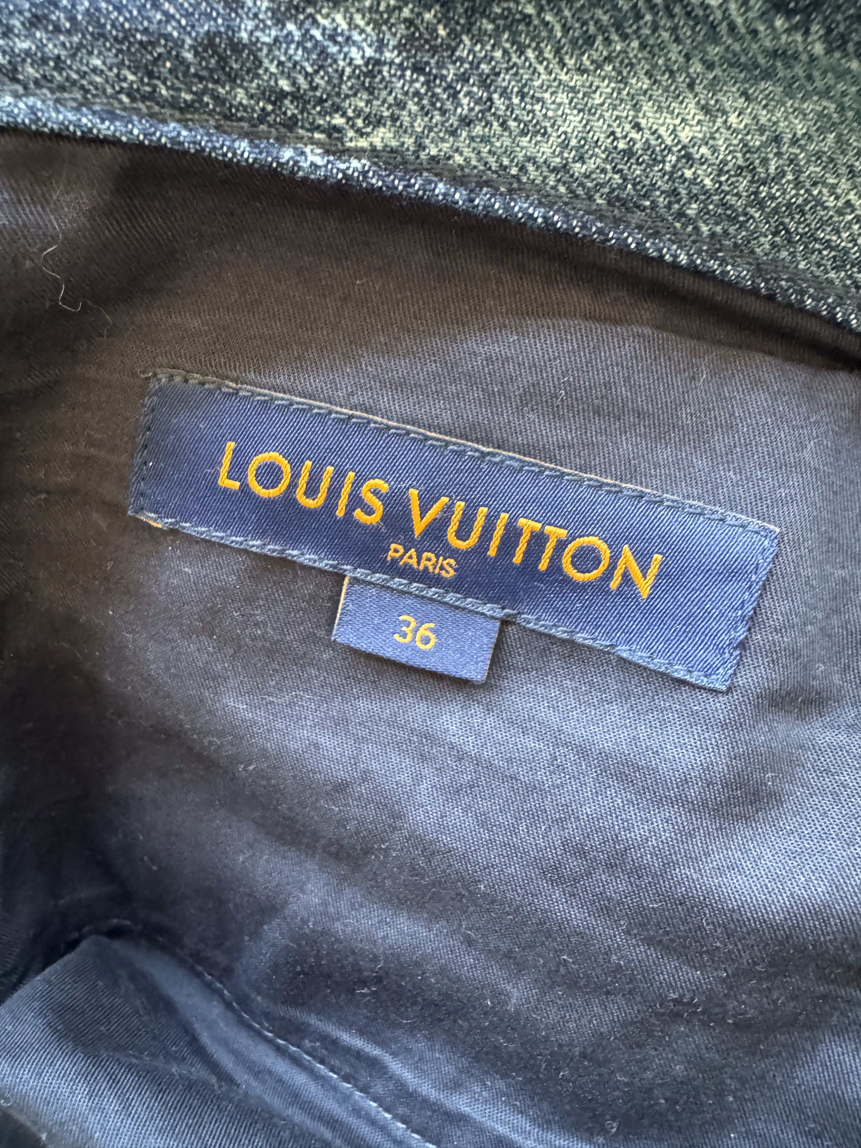 Louis Vuitton Louis Vuitton Salt Damier Print Denim Jeans Size US 36 / EU 52 - 12 Thumbnail