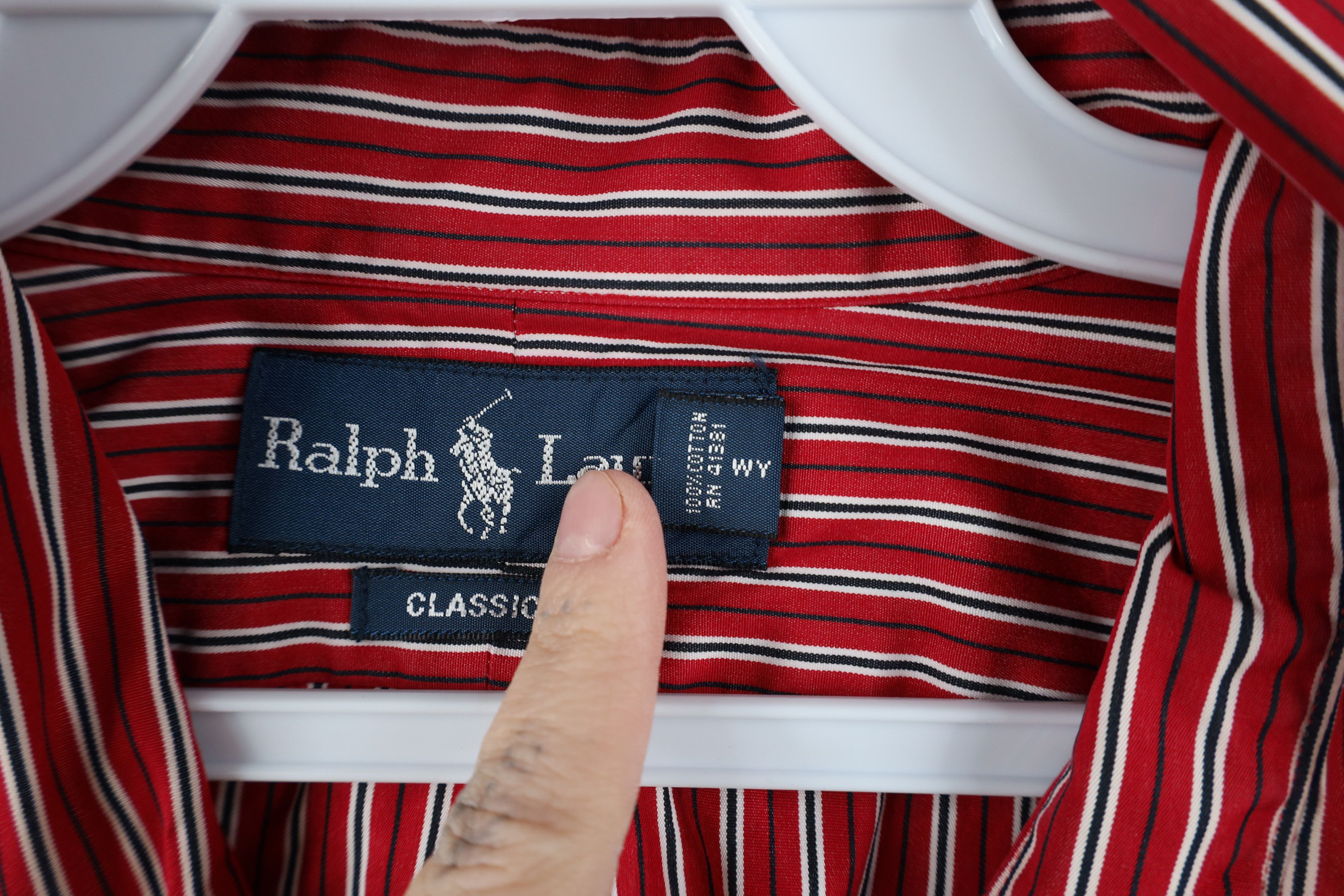 Ralph Lauren Vintage 90s Ralph Lauren Collared Button Down Shirt Red Size US XL / EU 56 / 4 - 8 Thumbnail