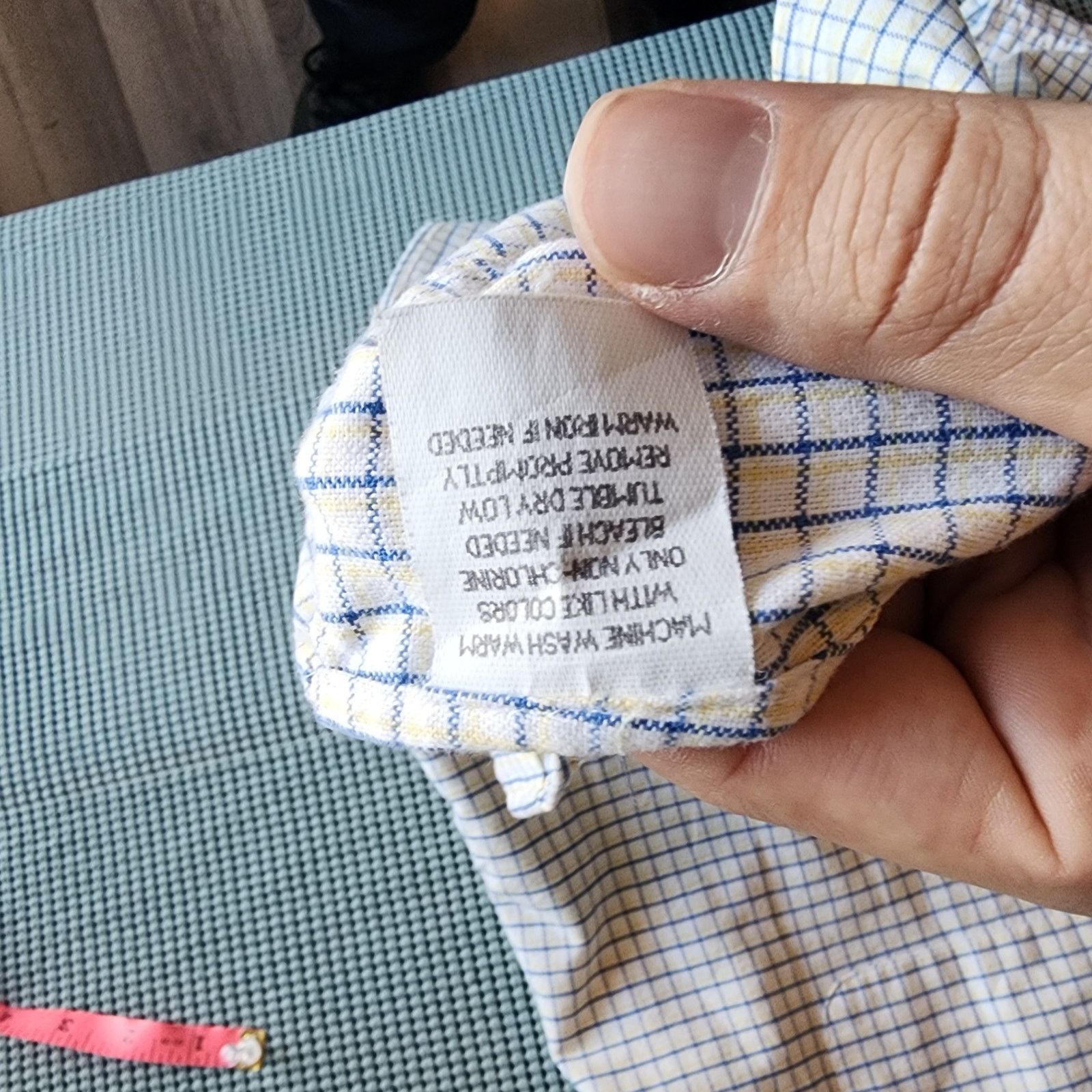 L.L. Bean LL Bean Men's White Green Plaid Large Shirt USA Made Size US L / EU 52-54 / 3 - 7 Thumbnail