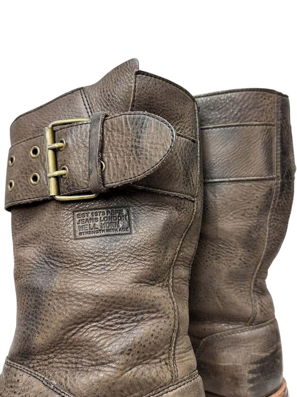 If Six Was Nine Leather Boots Vintage IfSixWasNine Guidi Style Margiela Vibe Size US 9 / IT 39 - 8 Thumbnail