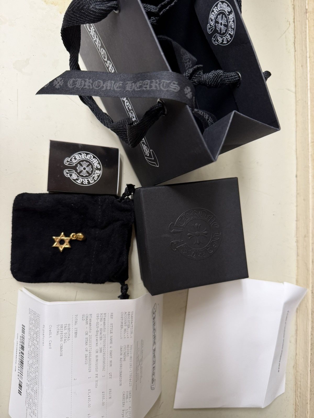 Chrome Hearts Star of David 22k Gold charm Size ONE SIZE - 8 Thumbnail