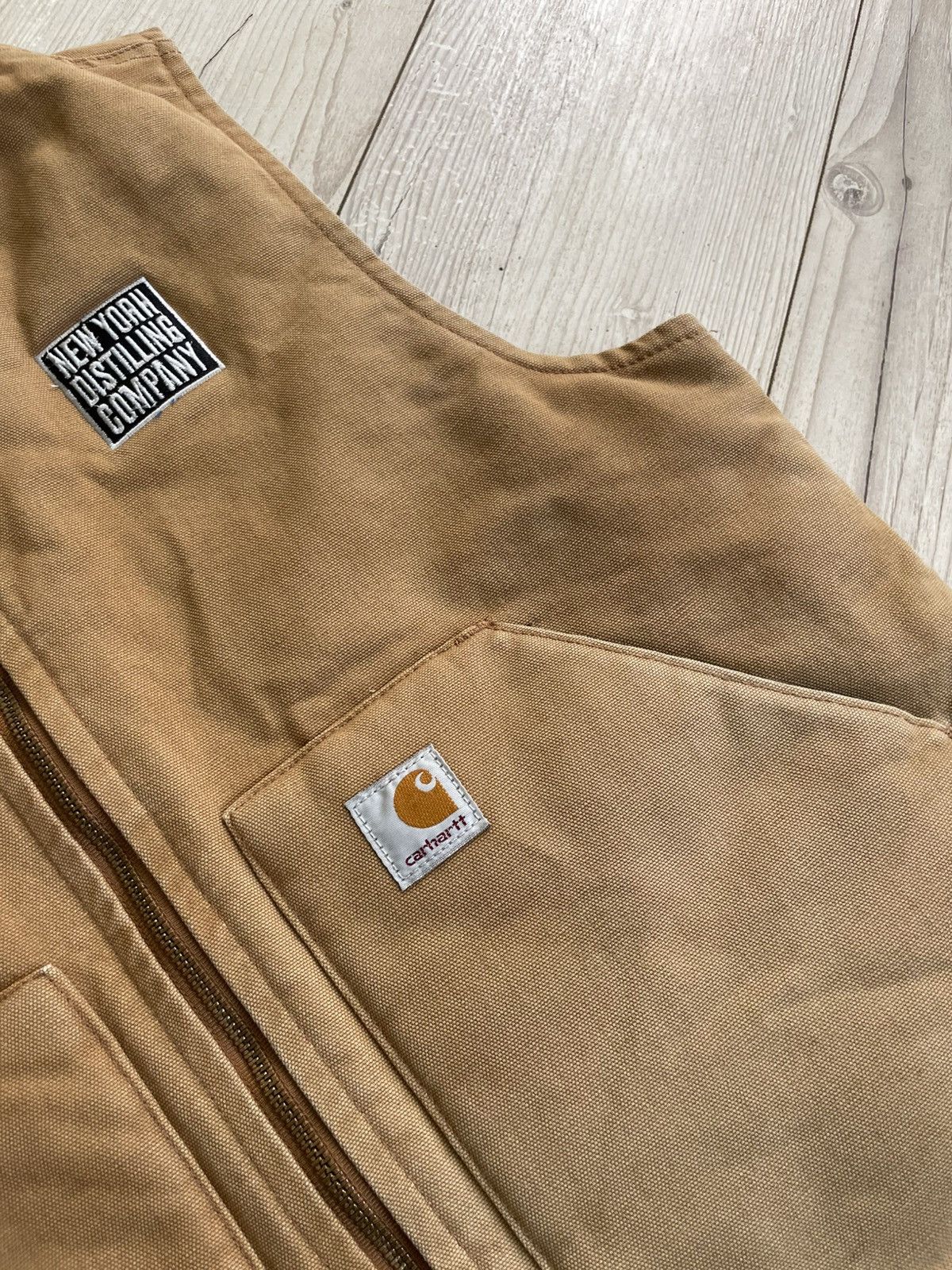 Carhartt × Vintage Vintage Carhartt Vest Jacket 90s Destroy Work USA Size US M / EU 48-50 / 2 - 5 Thumbnail