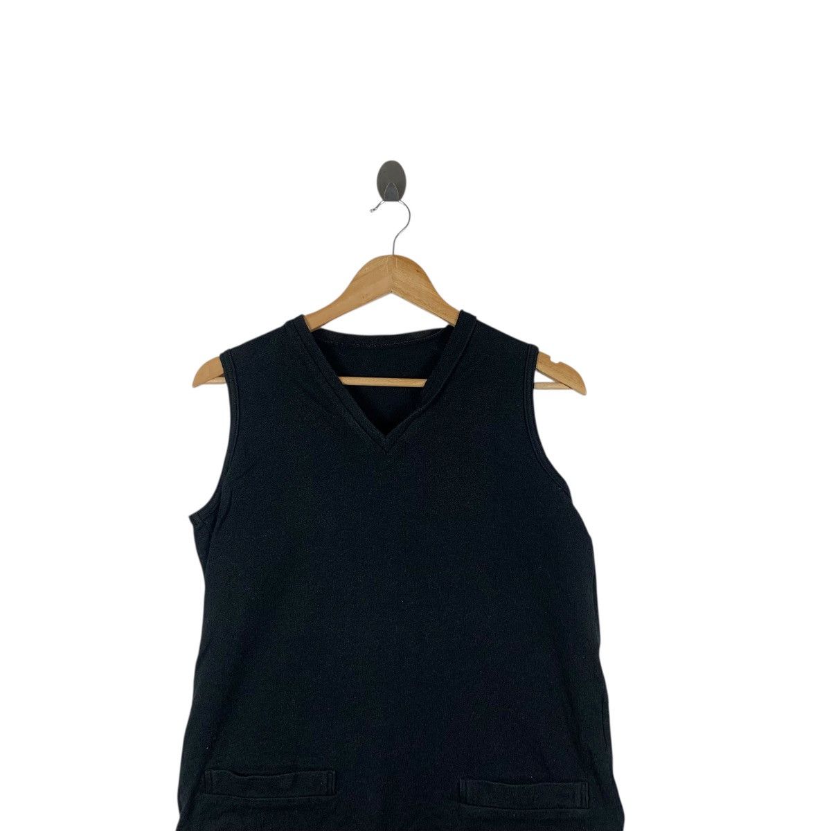 Yohji Yamamoto Vintage YOHJI YAMAMOTO INED Natural Pure Dyed Tank Top Tee Size S / US 4 / IT 40 - 2 Thumbnail