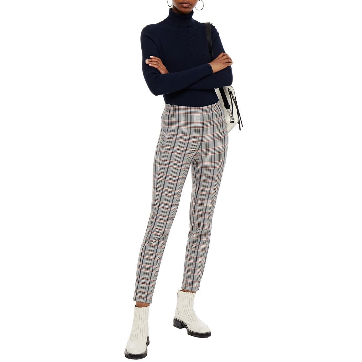 Rag & Bone Rag & Bone Simone Checked Plaid Woven Stretch Skinny Pants 2 Size 26" / US 2 / IT 38 - 1 Thumbnail