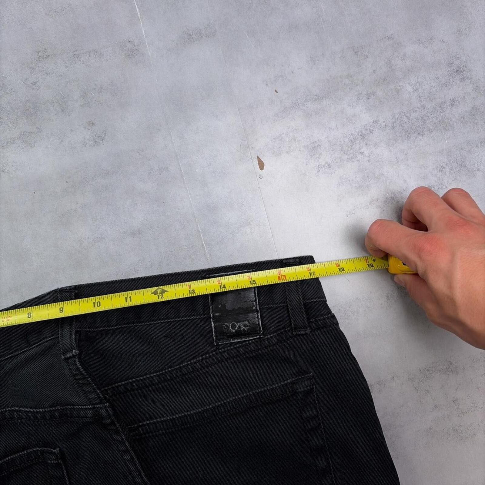 Hugo Boss Y2K Black Hugo Boss Baggy Grunge Skater Denim Jeans Size US 36 / EU 52 - 6 Thumbnail