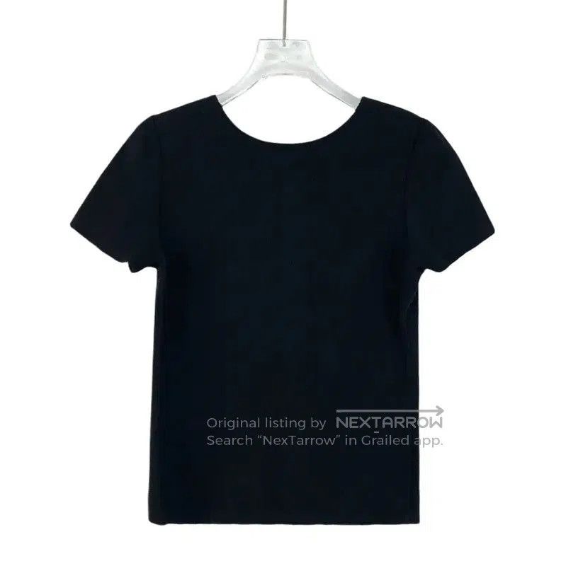 Chanel Chanel Black Cotton Short Sleeve Cardigan . Size M / US 6-8 / IT 42-44 - 2 Thumbnail