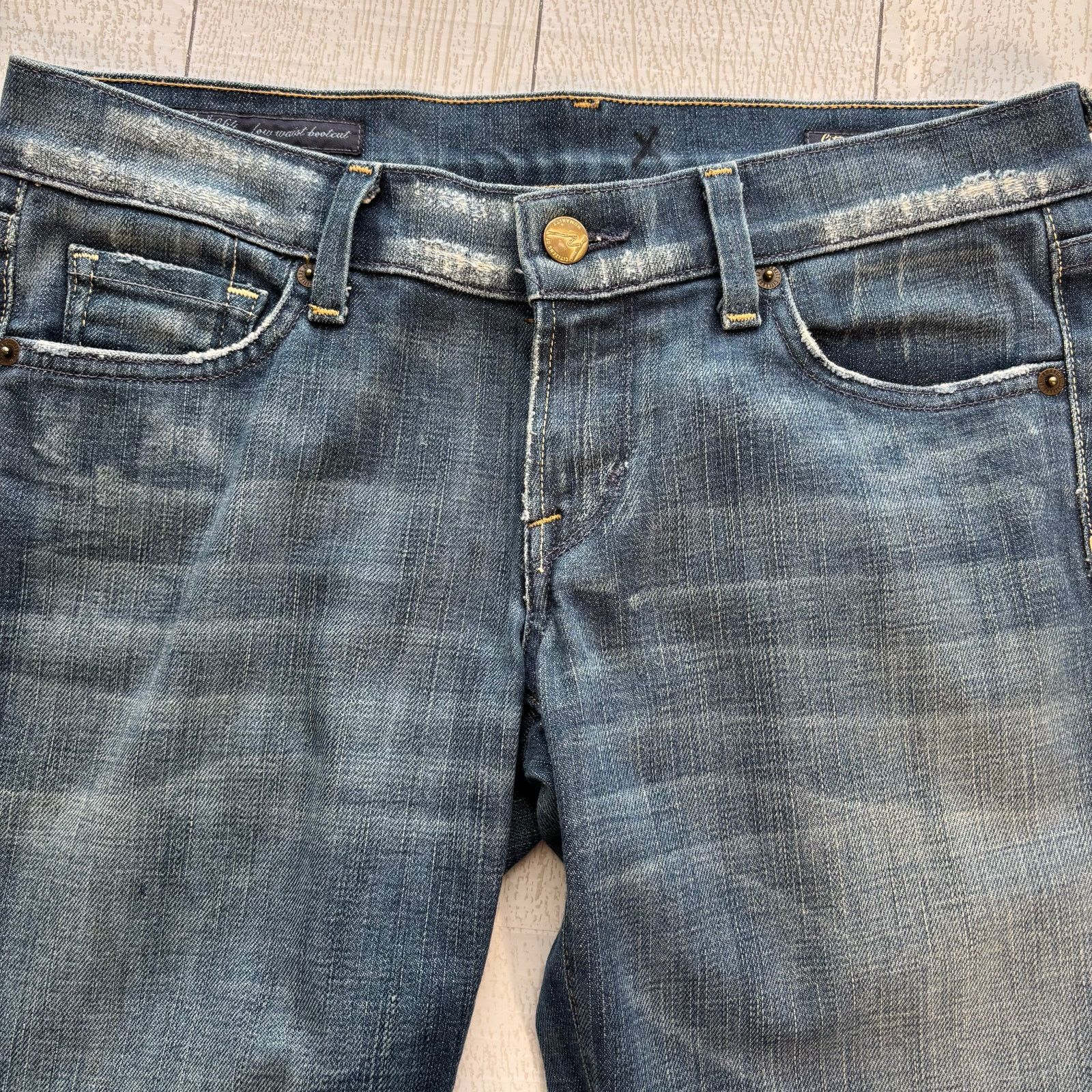 Citizens Of Humanity Citizens of Humanity Elle Bootcut Distressed Jeans Size 28 Size 31" - 6 Thumbnail