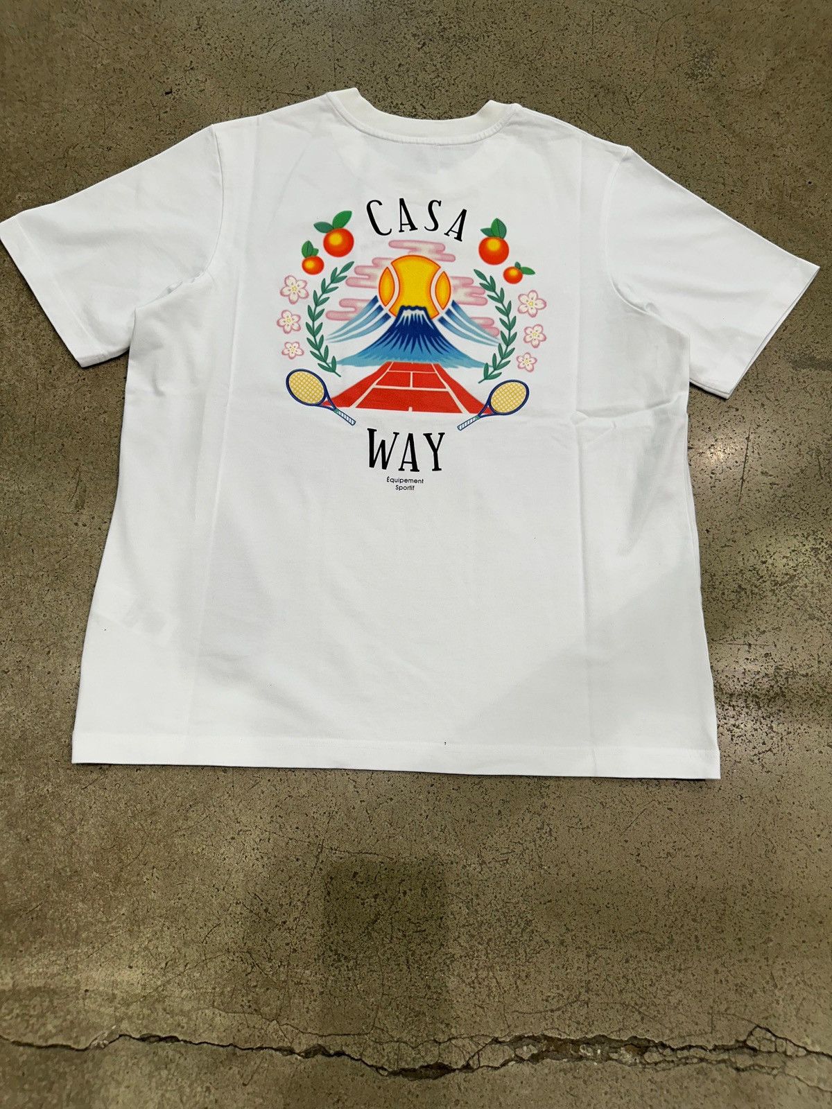 Tシャツ・カットソー CASABLANCA CASA WAY KAWAII T-SHIRT CASABLANCA - Mens Casa Way Kawaii Printed T-Shirt in White