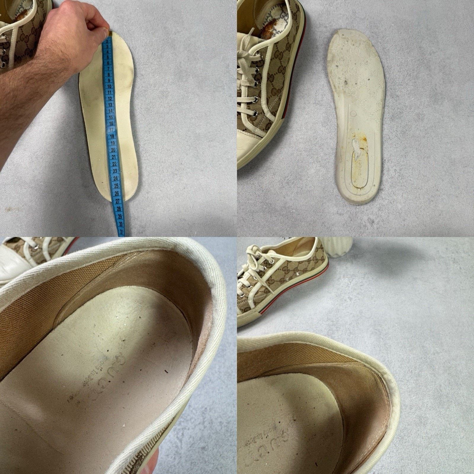 Gucci Gucci Cloth Trainers Canvas GG Monogram Men Size 40 US 7 Size US 7 / IT 37 - 22 Thumbnail