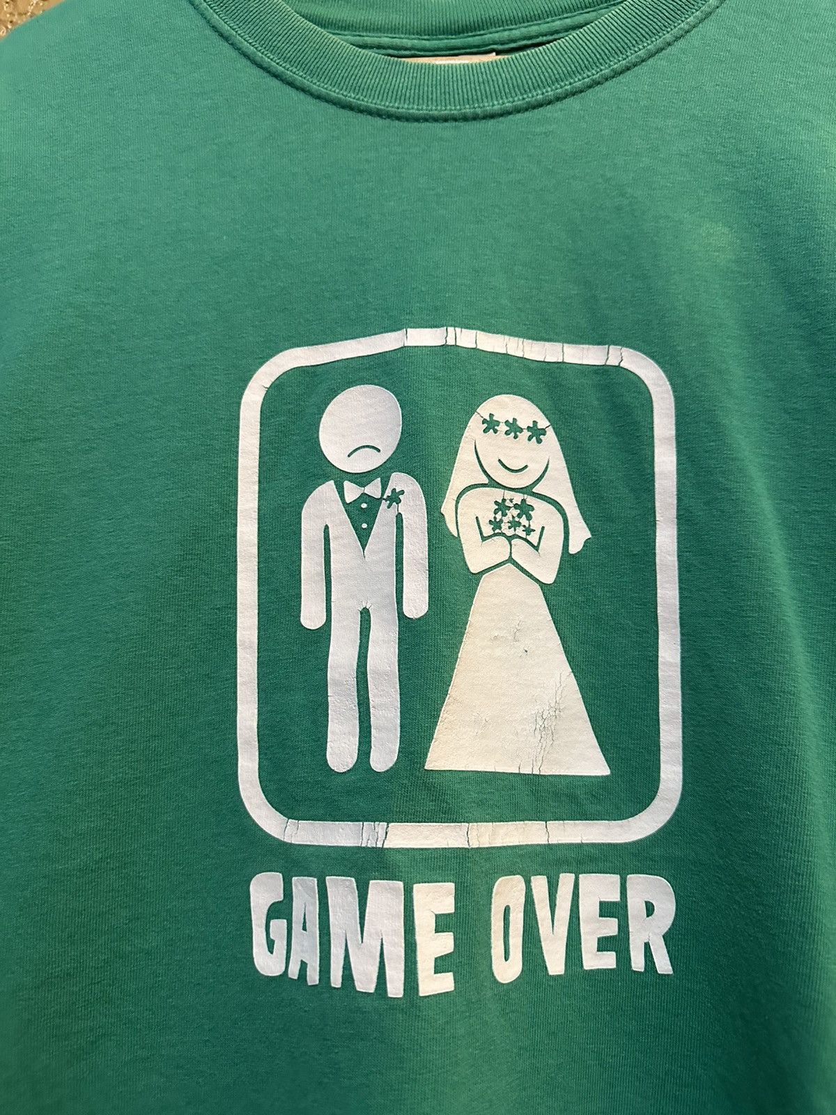Vintage Faded Vintage Game Over T Shirt Humor Skate Large Size US L / EU 52-54 / 3 - 3 Thumbnail