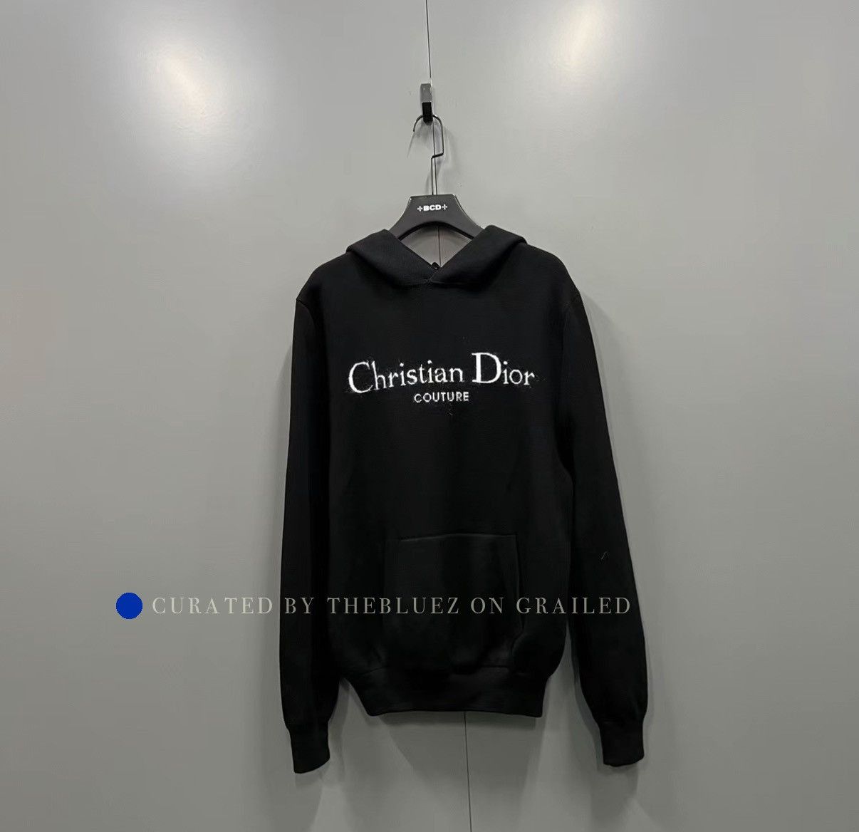 Dior Black Logo Knit Hoodie Size US M / EU 48-50 / 2 - 1 Thumbnail