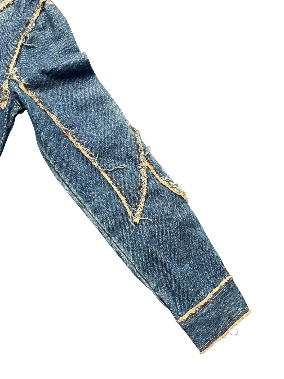 Japanese Brand Vivayou Custom Denim Jacket Size S / US 4 / IT 40 - 4 Thumbnail