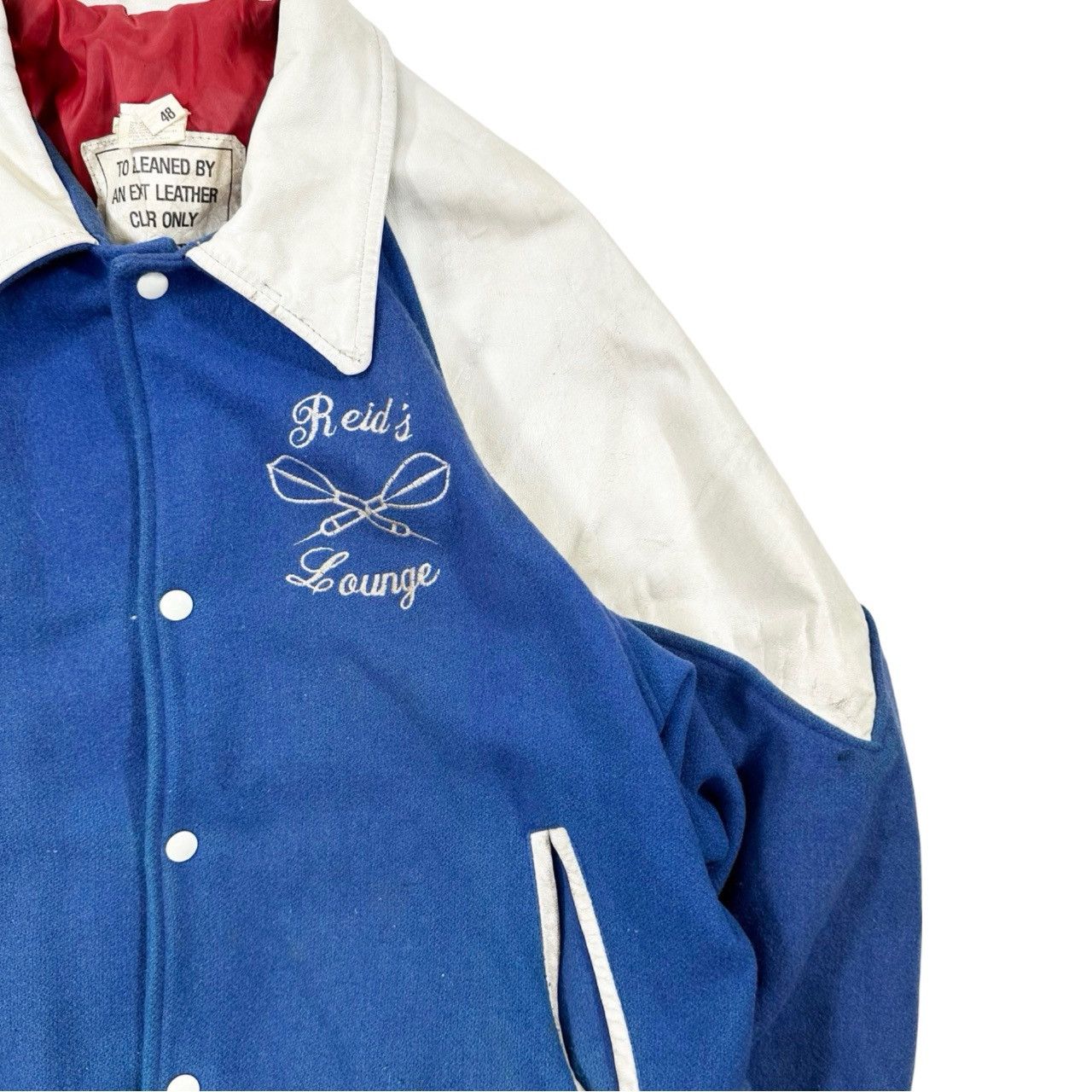 Vintage Vintage 90s Reids Lounge Button Up Varsity Jacket Size US M / EU 48-50 / 2 - 4 Thumbnail