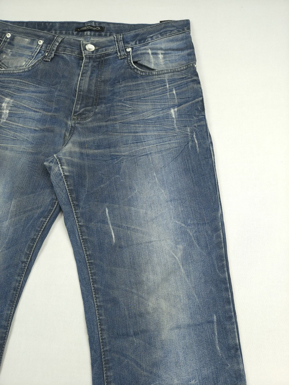 Ed Hardy Ed Hardy Skull Graphic Spellout distressed Y2K Jeans(064) Size US 34 / EU 50 - 9 Thumbnail