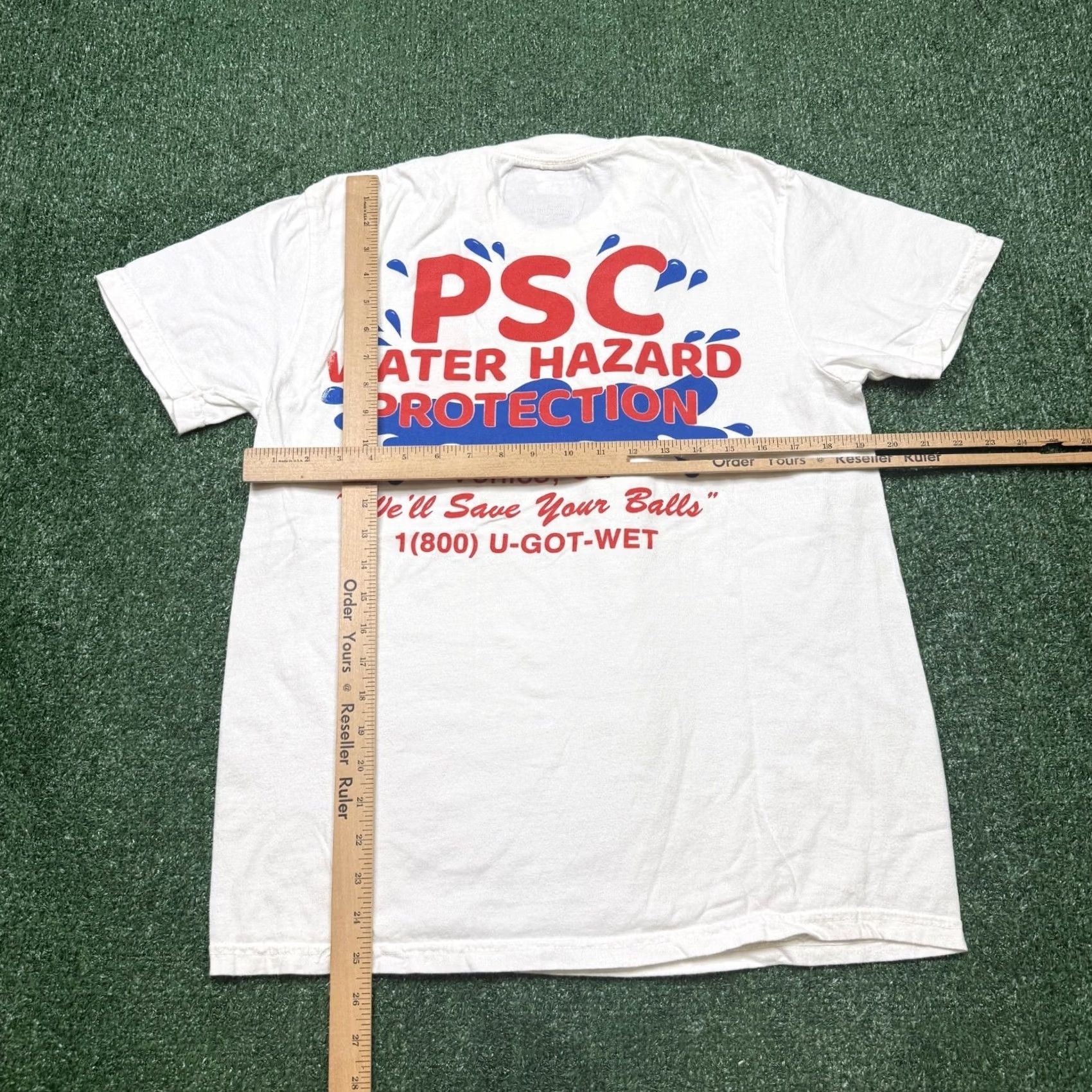 Vintage VINTAGE Penmar Social Club PSC Water Hazard Protection Venice T Shirt Men's Size M White Shirt Mens Size US M / EU 48-50 / 2 - 5 Thumbnail