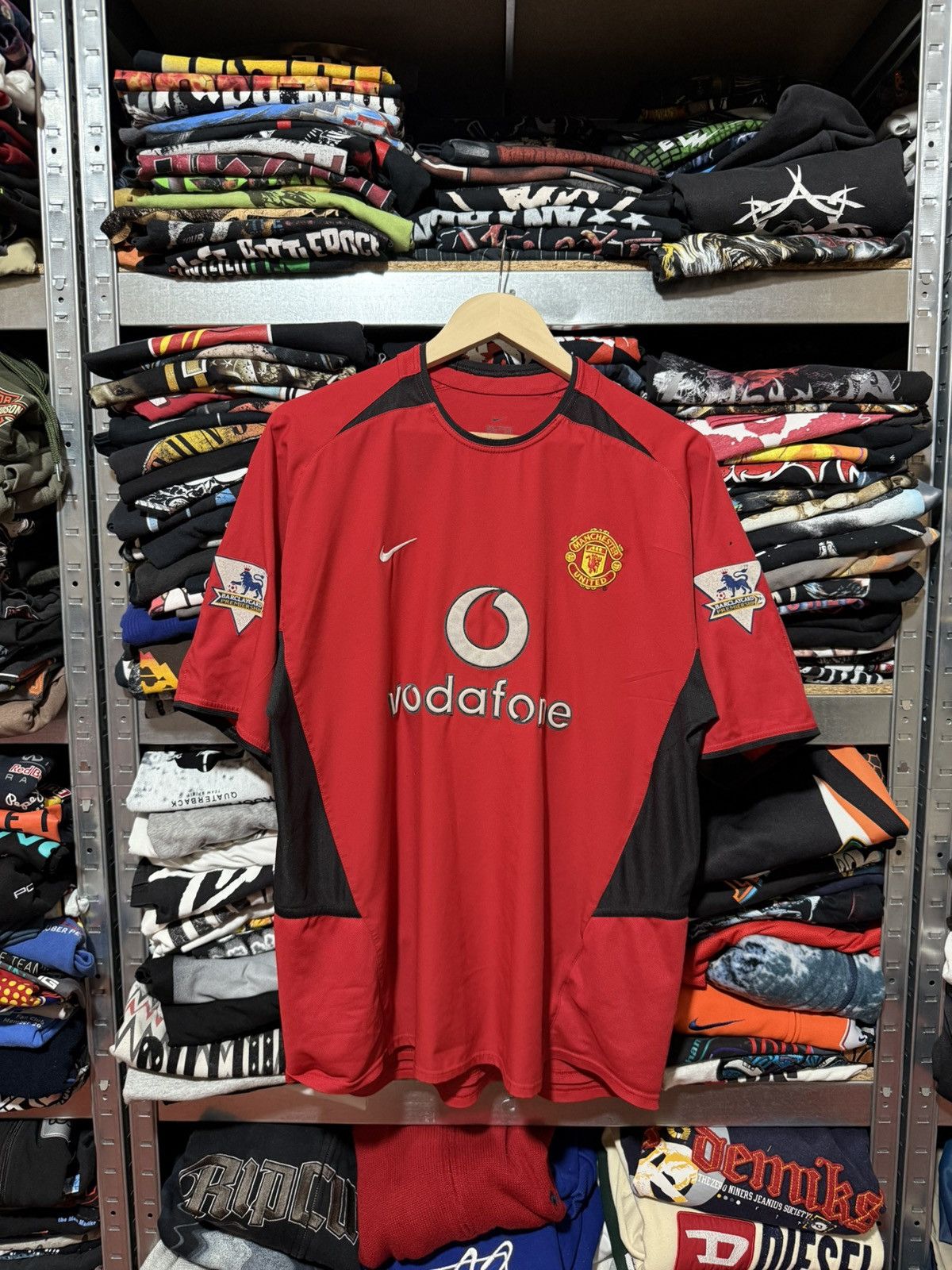 Nike Nike 2002 2003 Home Manchester United Nistelrooy Jersey Size US L / EU 52-54 / 3 - 1 Thumbnail