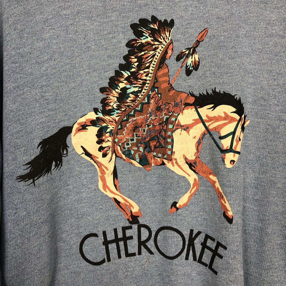 Japanese Brand × Vintage Vintage Cherokee Rare Sweatshirt Horses Rare Large Size US L / EU 52-54 / 3 - 10 Thumbnail