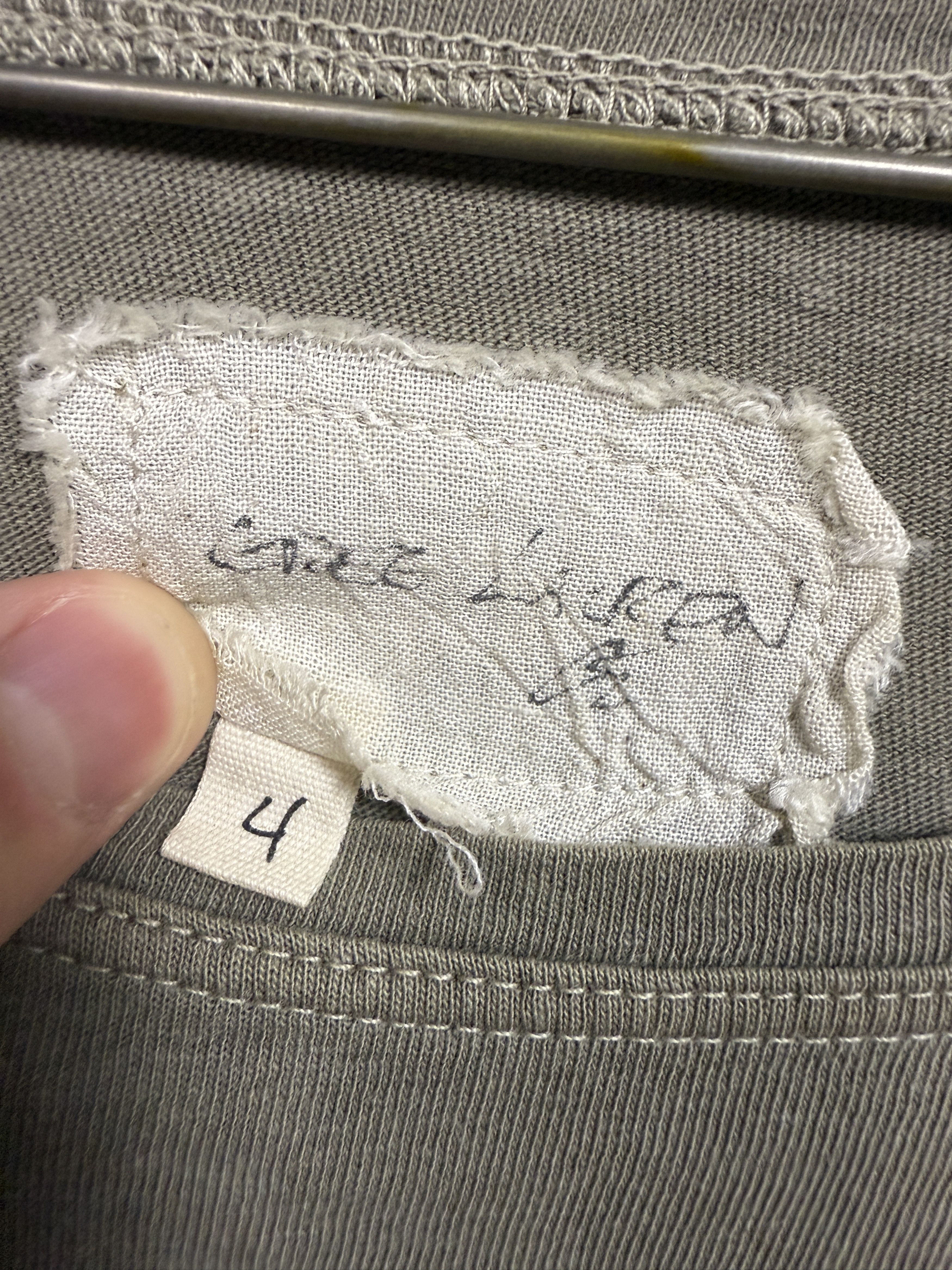 Greg Lauren Greg Lauren Olive GL Tee Size US XL / EU 56 / 4 - 5 Thumbnail