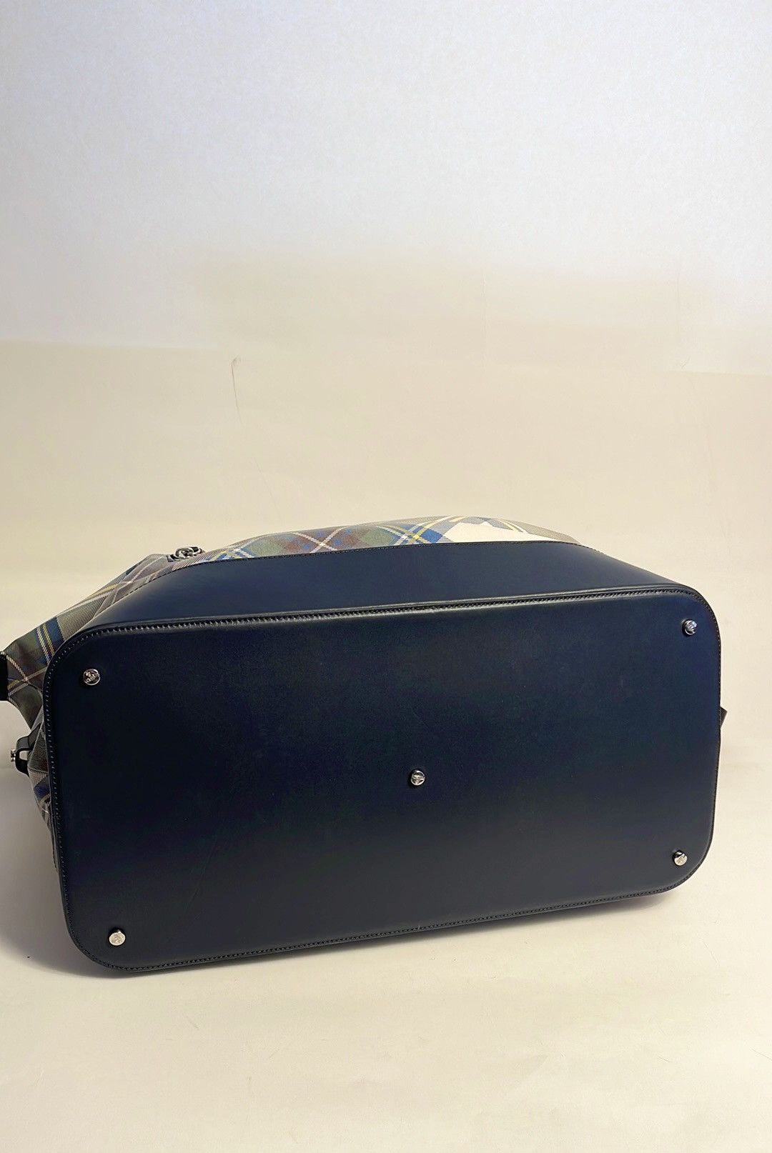 Vivienne Westwood Vivienne Westwood GREEN/blue Tartan Duffle bag NWT SS13 Size ONE SIZE - 16 Thumbnail