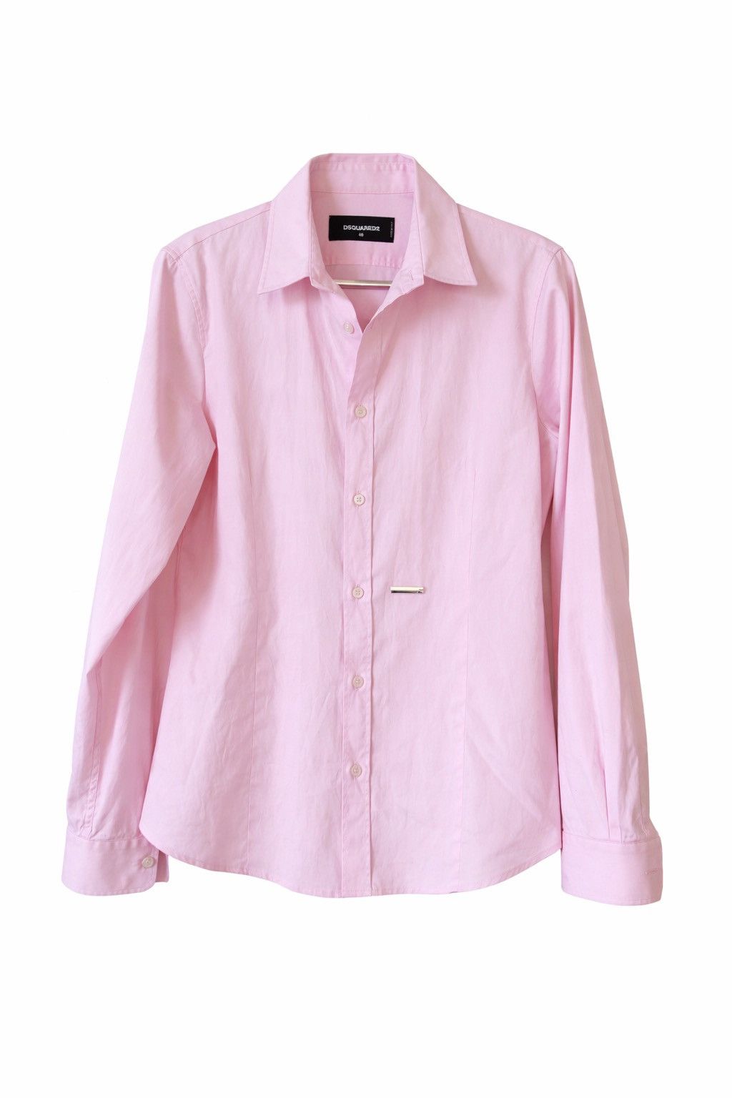 Dsquared2 Dsquared2 Women Pink Button Up Shirt Logo Plaque Italy Made Size XL / US 12-14 / IT 48-50 - 2 Thumbnail