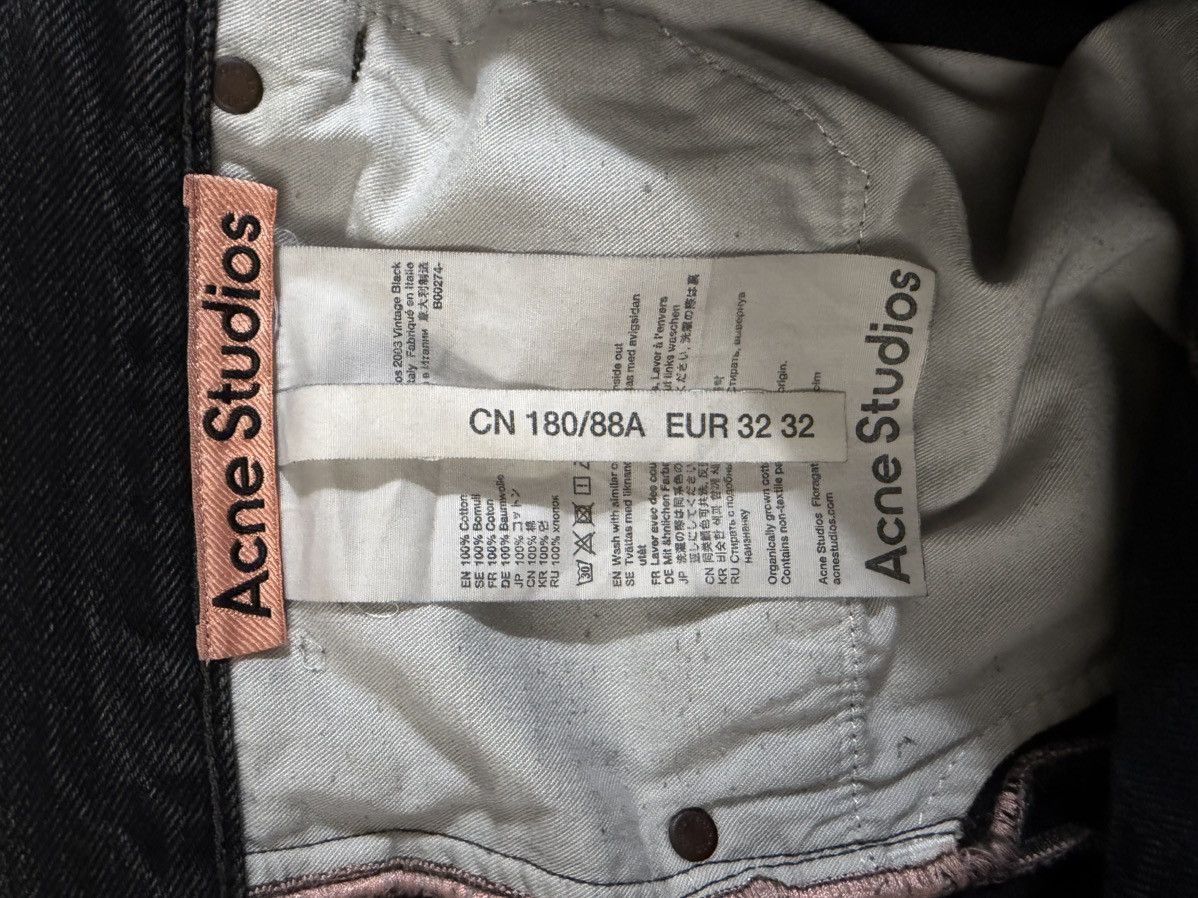 Acne Studios Acne Studios 2003 Vintage Black Size US 32 / EU 48 - 3 Thumbnail