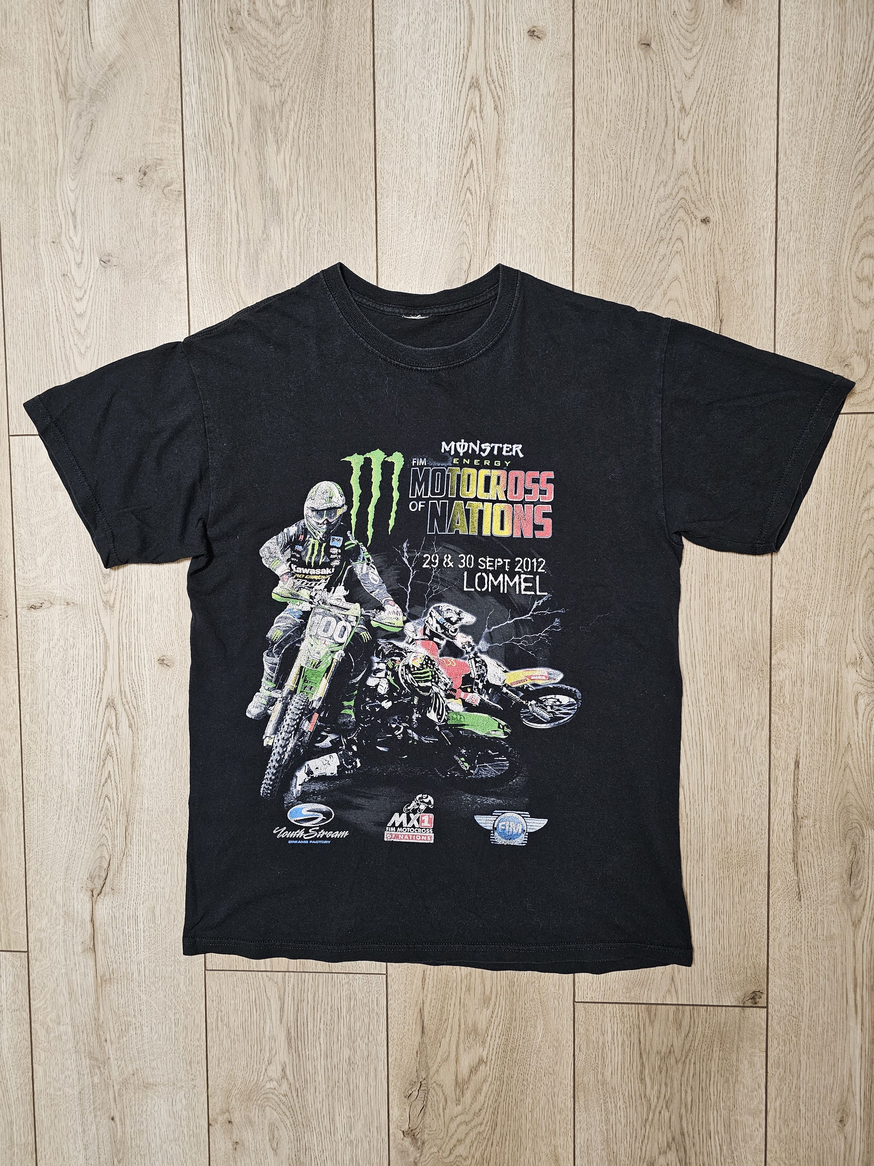 All Sport VINTAGE MONSTER ENERGY RACING SHIRT 2012 MOTORCROSS SHIRT Size US M / EU 48-50 / 2 - 1 Thumbnail