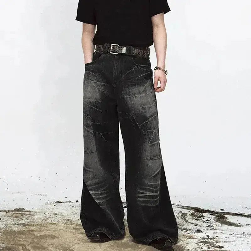 Japanese Brand Streetwear Lightning Crack Casual Jeans Size US 32 / EU 48 - 1 Thumbnail