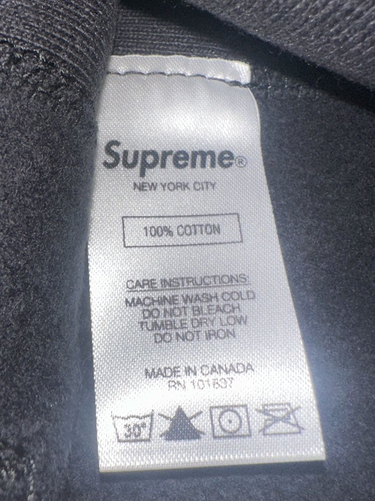 Supreme (NEW) Supreme S Logo Hooded Sweatshirt (Size M, Black) Size US M / EU 48-50 / 2 - 5 Thumbnail