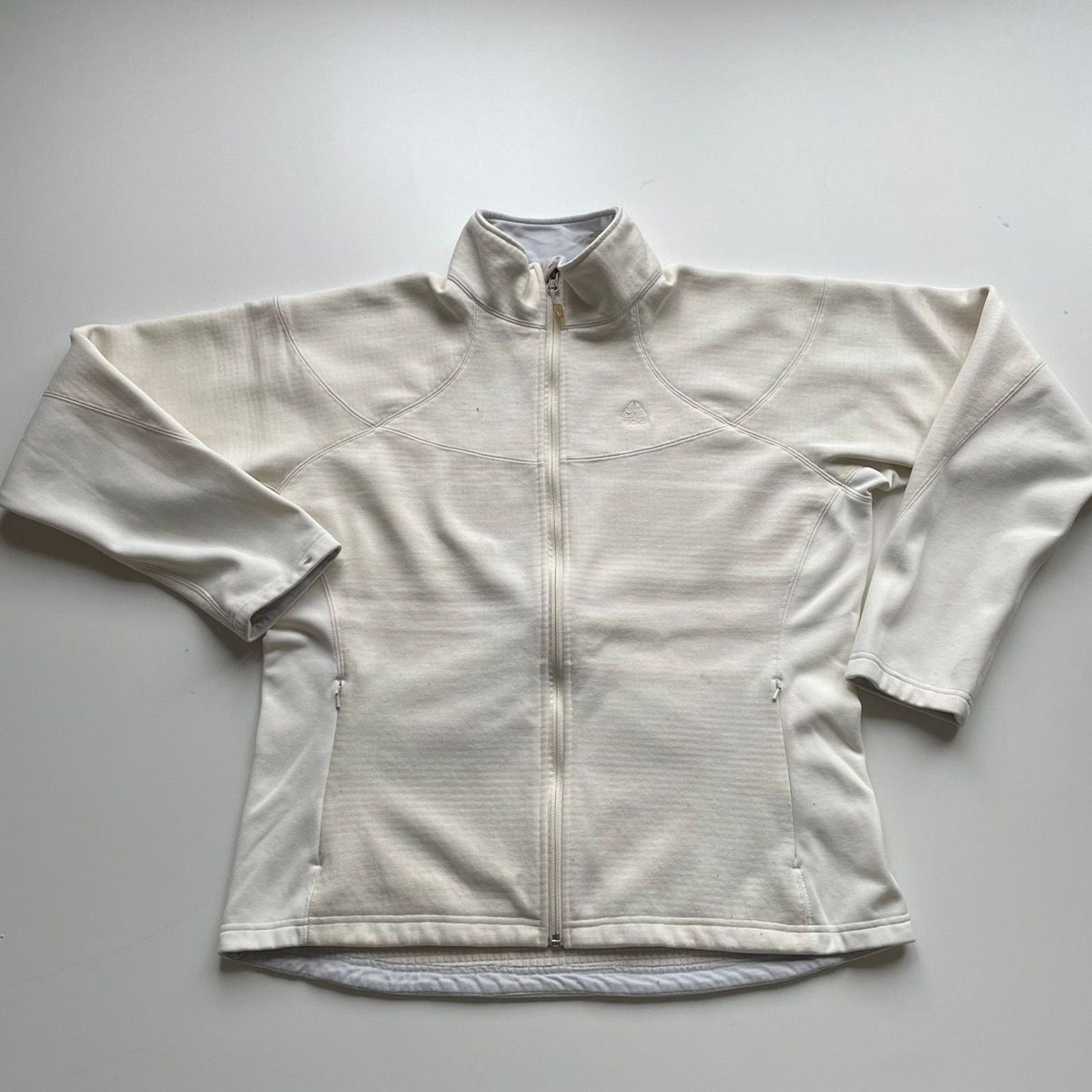 Nike × Nike ACG × Vintage Vintage Y2K Nike ACG Thermal Fleece Jacket White Women's XL Size XL / US 12-14 / IT 48-50 - 1 Thumbnail