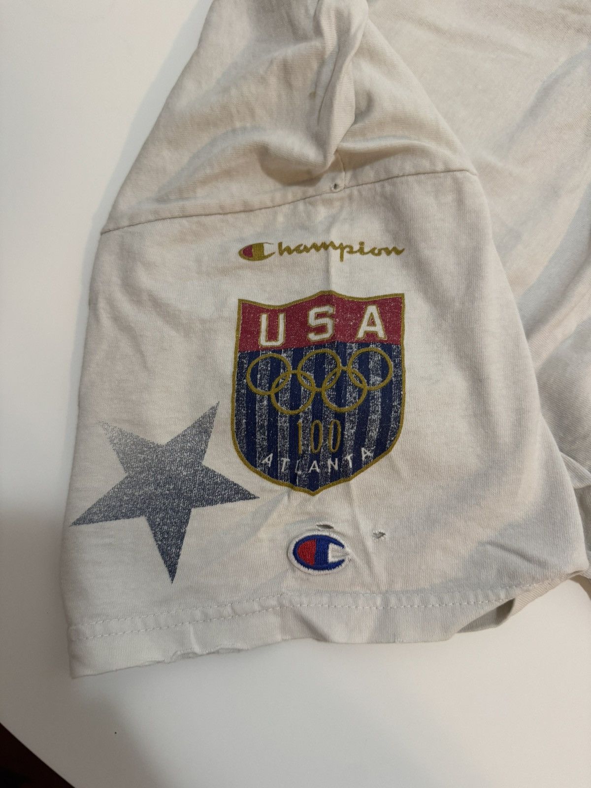 Champion 1996 olympics tee Size US XL / EU 56 / 4 - 3 Thumbnail