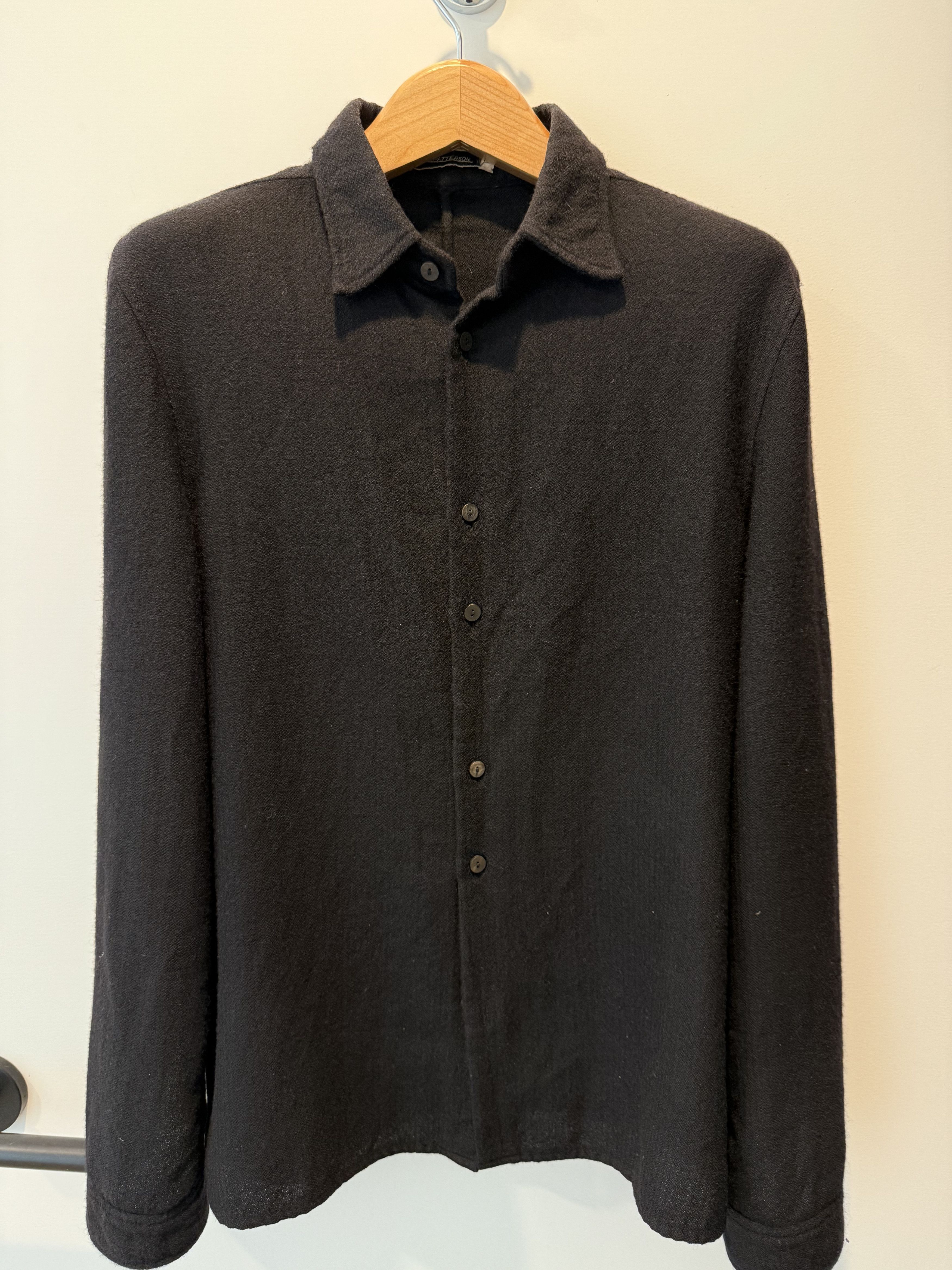 P.R. Patterson AW18 Virgin Wool Shirt Size US S / EU 44-46 / 1 - 1 Thumbnail