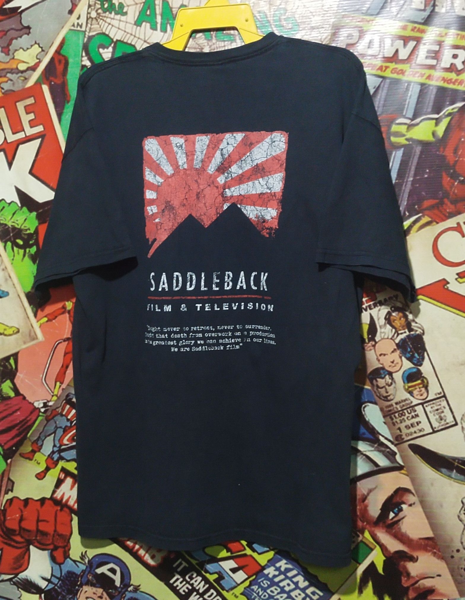 Vintage Vtg x Saddleback Film & Television Tshirts Size US XL / EU 56 / 4 - 1 Thumbnail