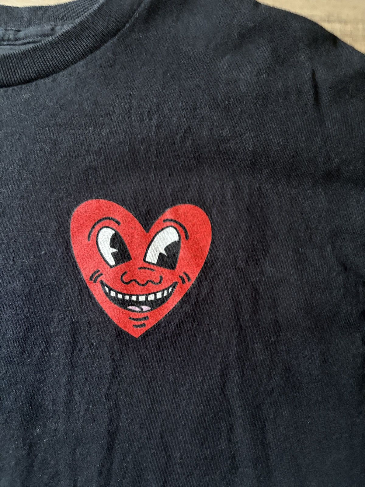 Keith Haring Keith Haring Black Heart Tee Size US L / EU 52-54 / 3 - 2 Thumbnail