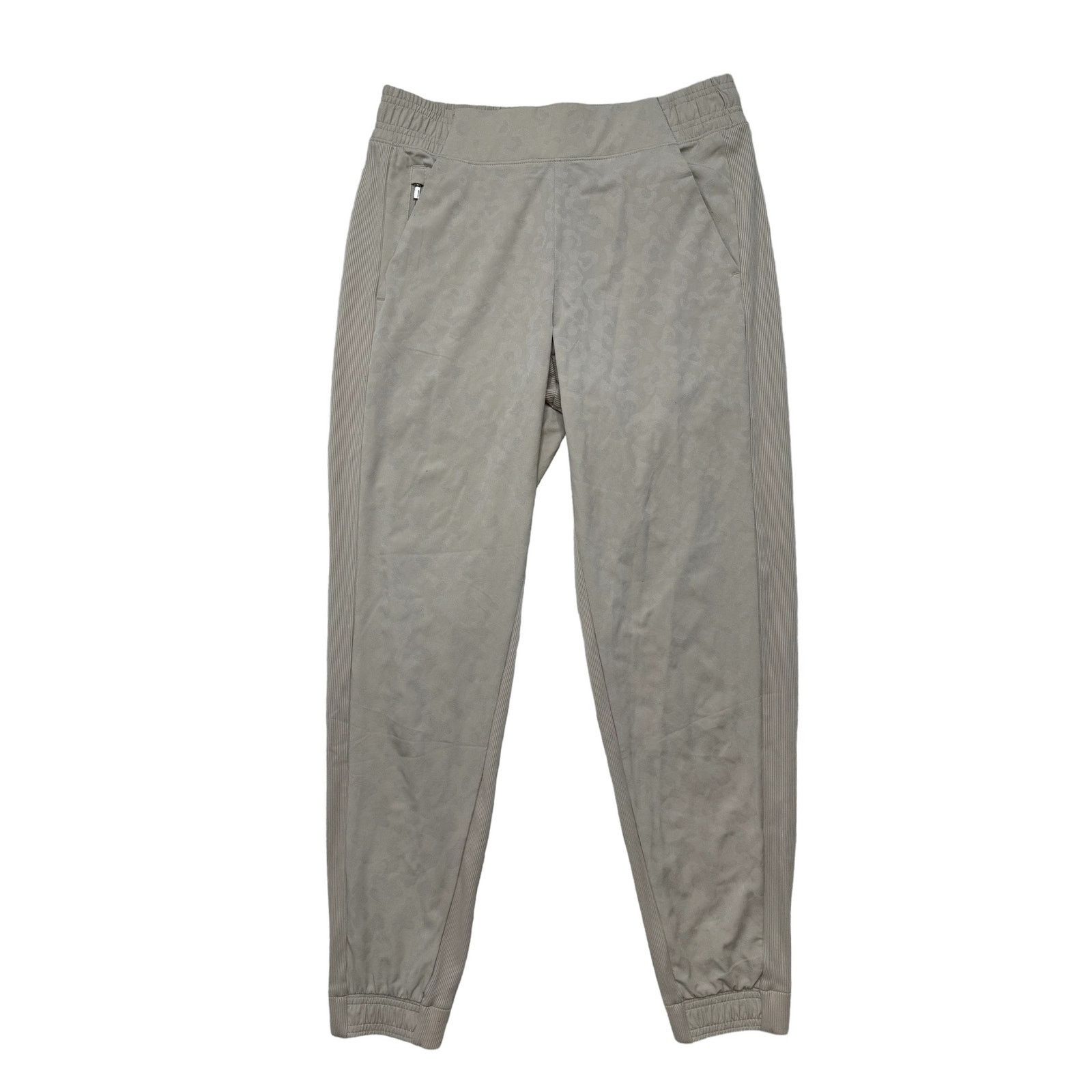 Athleta ATHLETA Brooklyn Textured Jogger Leopard Abalone Cream 4 Size 27" / US 4 / IT 40 - 1 Thumbnail