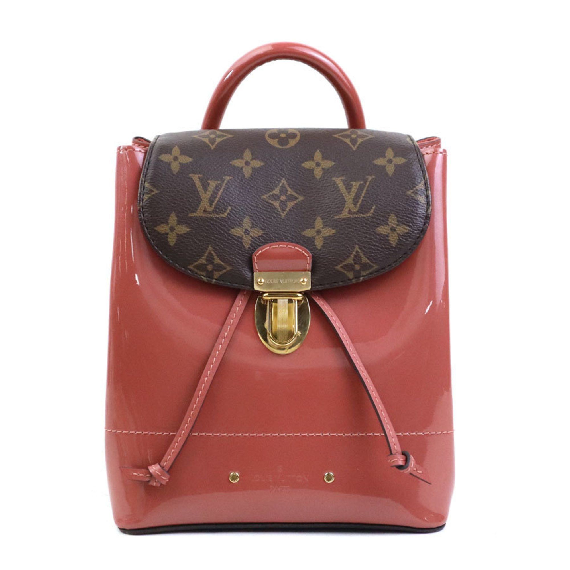 Louis Vuitton Louis Vuitton Backpack Monogram Vernis Hot Spring Canvas Vieux Rose Women's M53545 90122f Size ONE SIZE - 1 Thumbnail