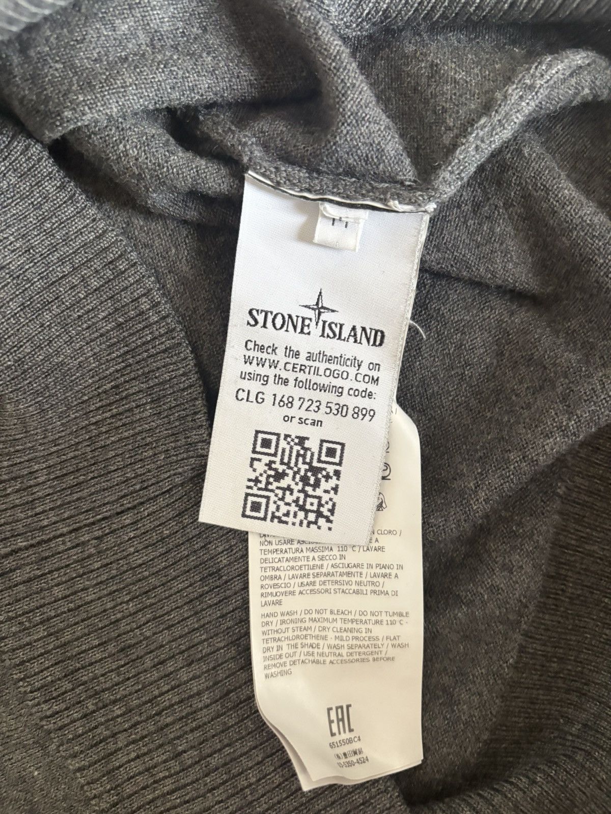 Stone Island Stone island crew neck Size US S / EU 44-46 / 1 - 5 Thumbnail