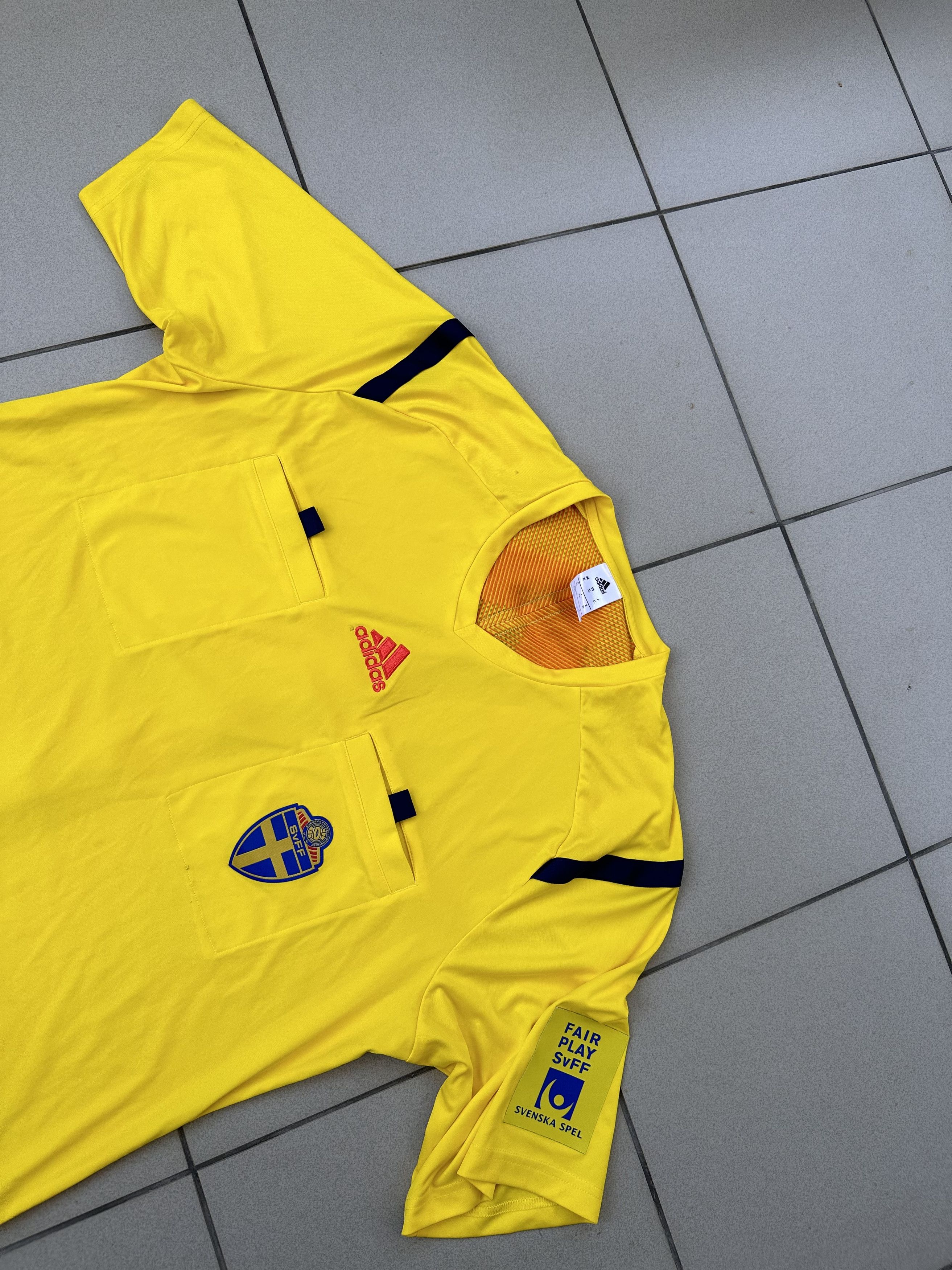 Adidas × Vintage Adidas SvFF Sweden football jersey tee tricot Size US XL / EU 56 / 4 - 3 Thumbnail