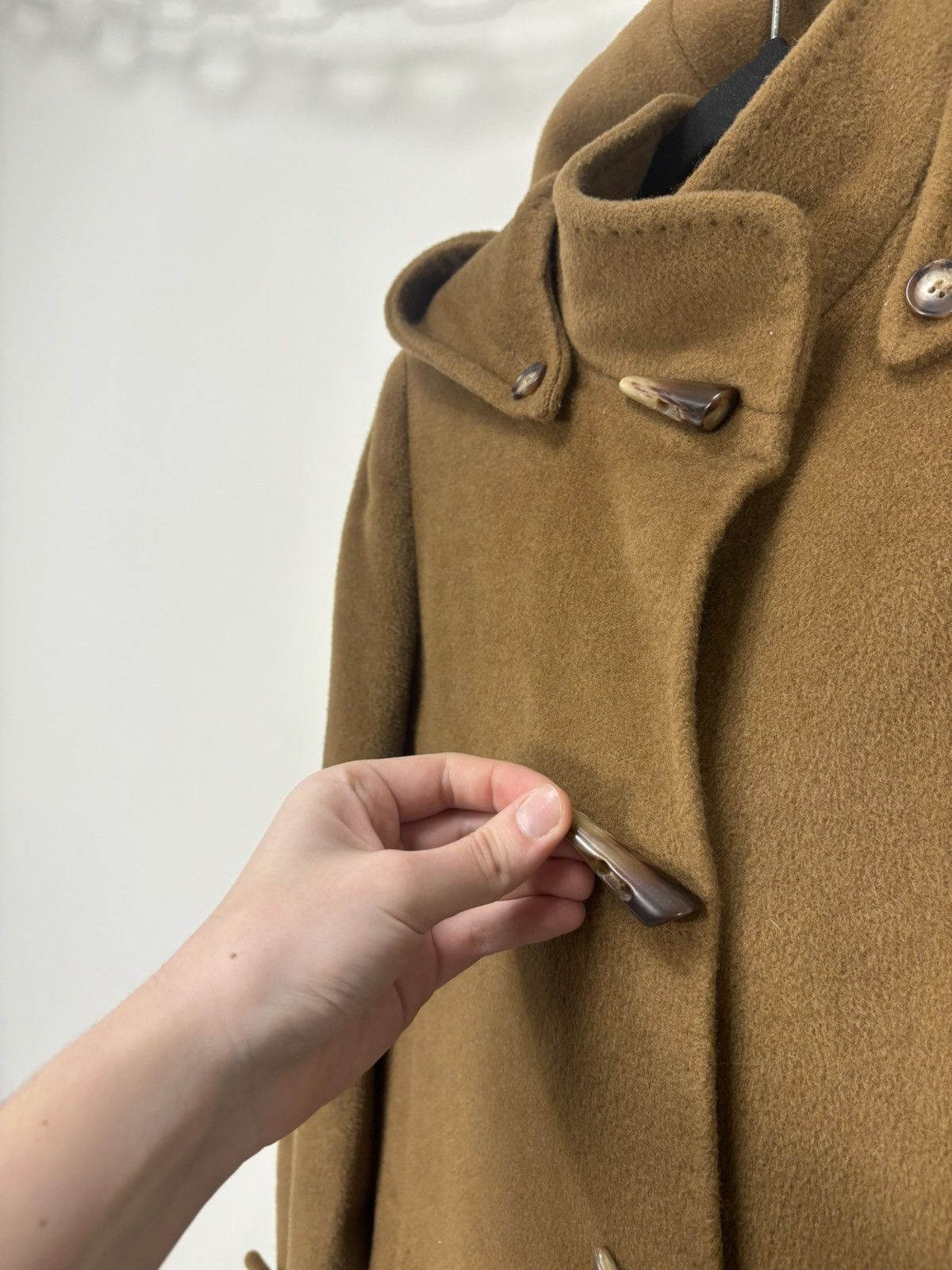 Cinzia Rocca Cinzia Rocca Due Women’s Wool Cashmere Hooded Duffle Coat Size S / US 4 / IT 40 - 7 Thumbnail