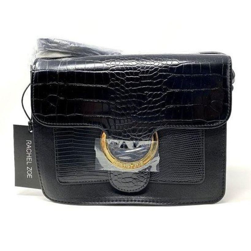Rachel Zoe NWT Rachel Zoe Irim Vegan Leather Crossbody Bag Black Size ONE SIZE - 2 Thumbnail