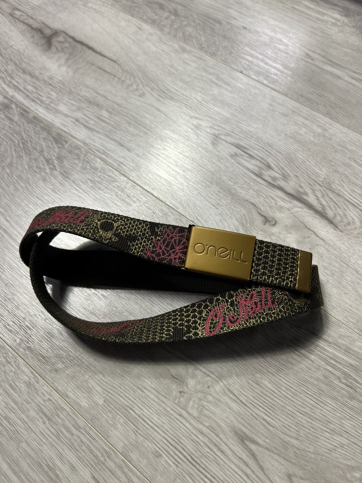O'Neill × Vintage Vintage 90s Oneill All Over Printed Belt Size ONE SIZE - 2 Thumbnail