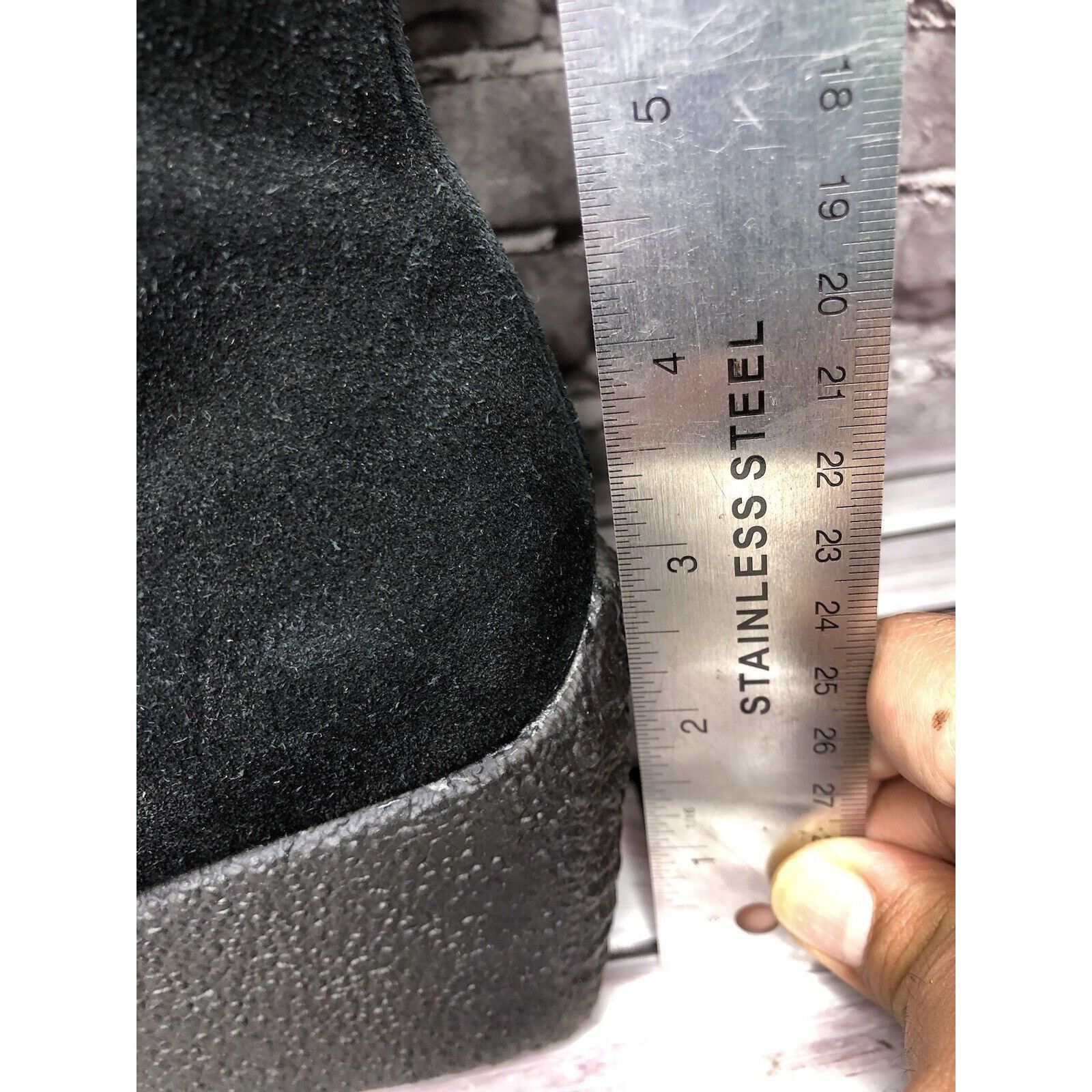 Other Aquatherm by Santana Canada Tati Black Suede Fur Winter Wedg Size US 8 / IT 38 - 12 Thumbnail