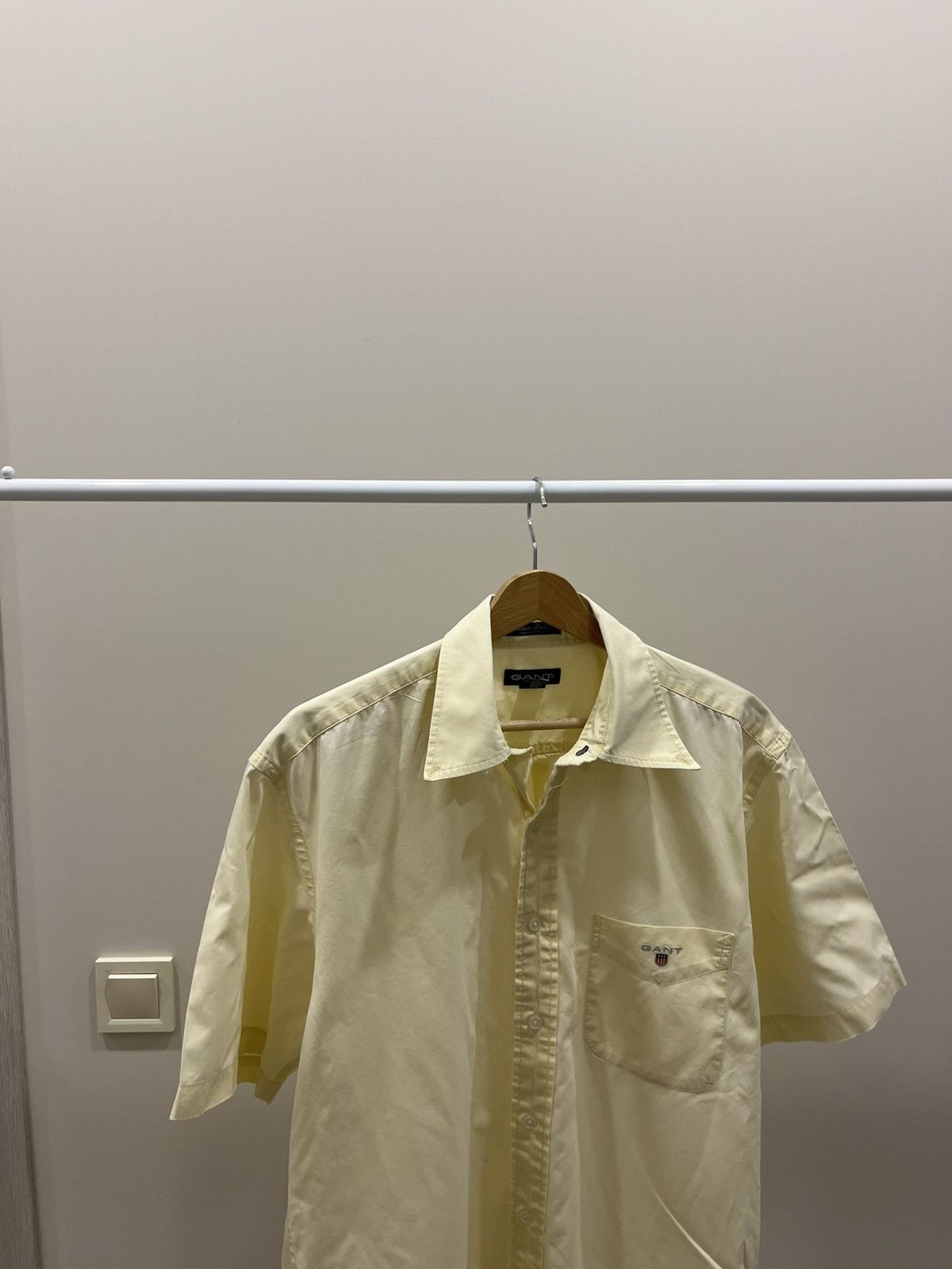 Gant GANT Shirt Mens M Heritage Twill Short Sleeve Button Up Size US M / EU 48-50 / 2 - 2 Thumbnail